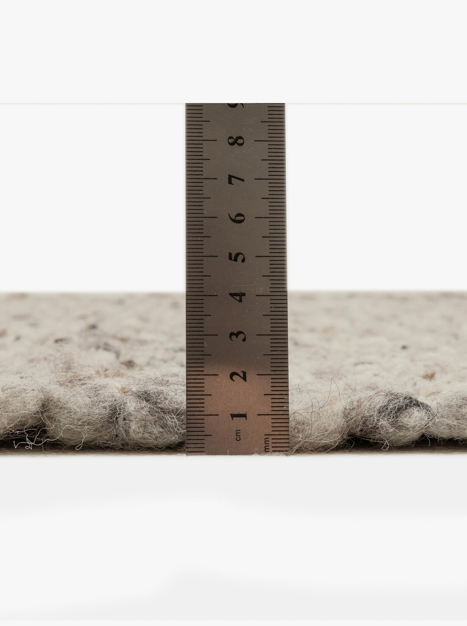 Theko Handwebteppich - grau-meliert