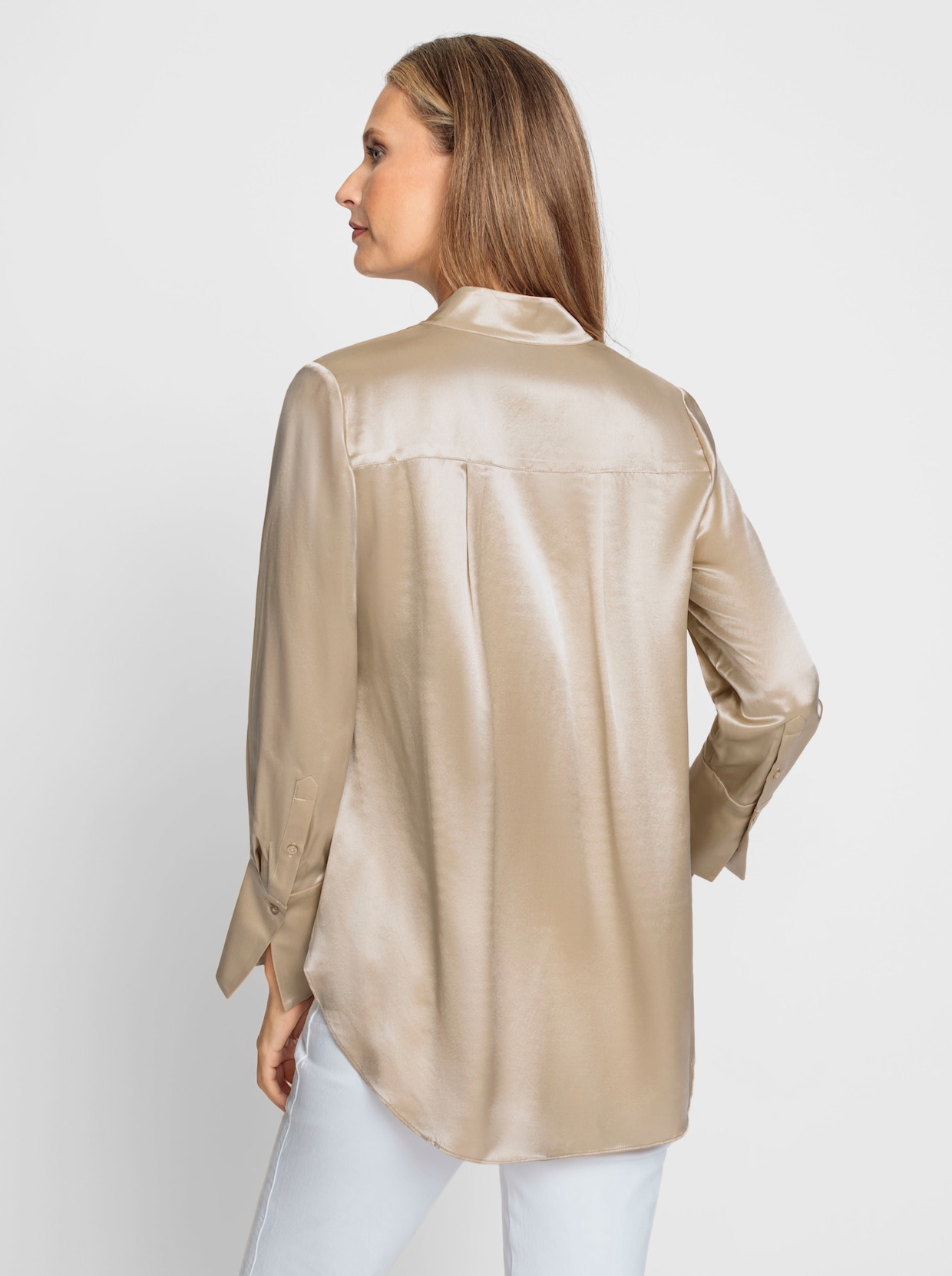 heine Satijnen blouse - beige