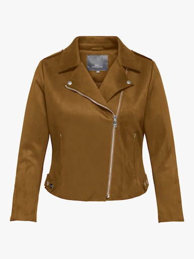 Bikerjacke - cognac