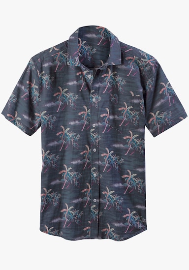 Beachtime Hawaiihemd - navy-bedruckt