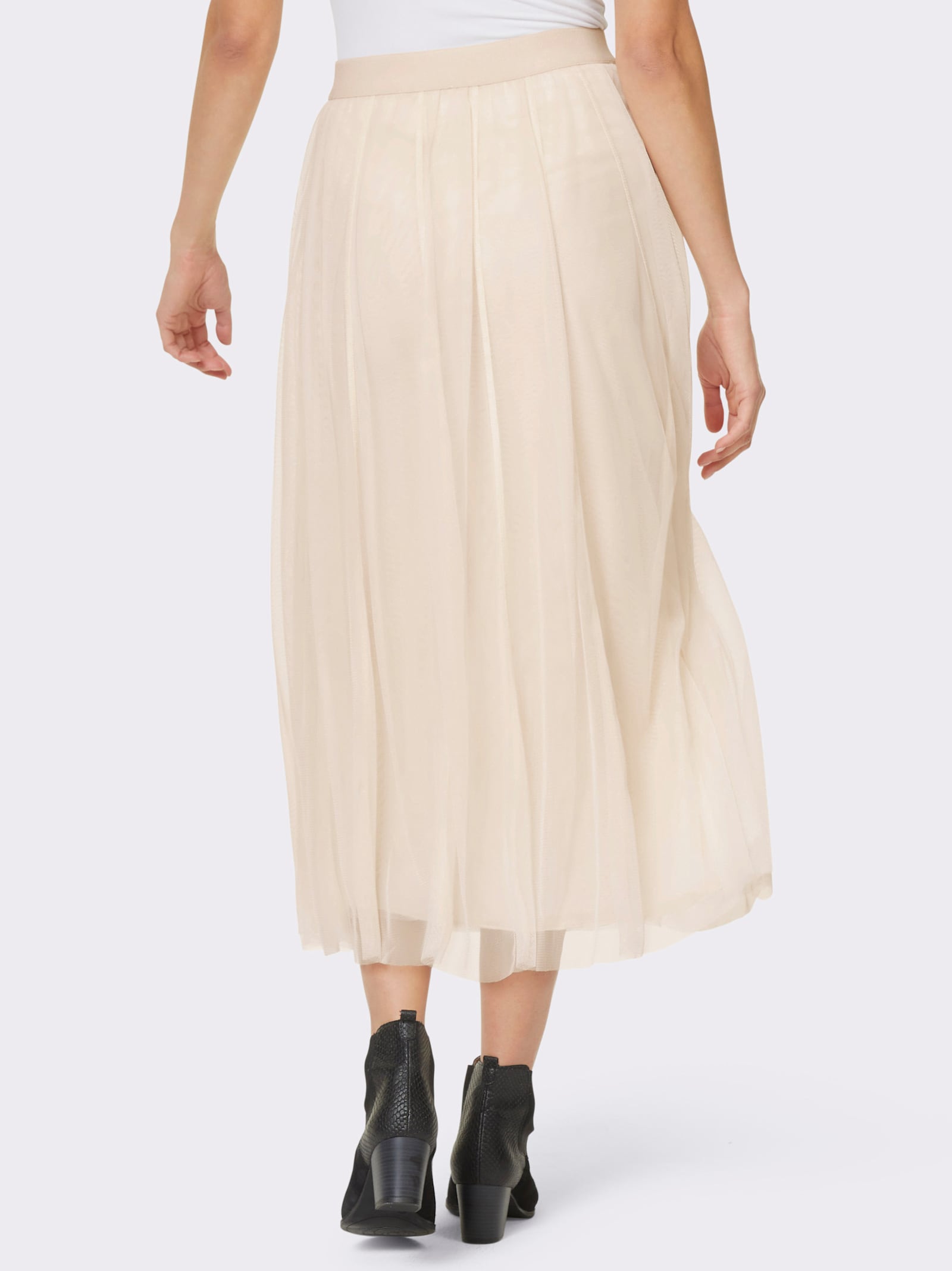 heine Jupe en maille avec doublure en viscose - café au lait