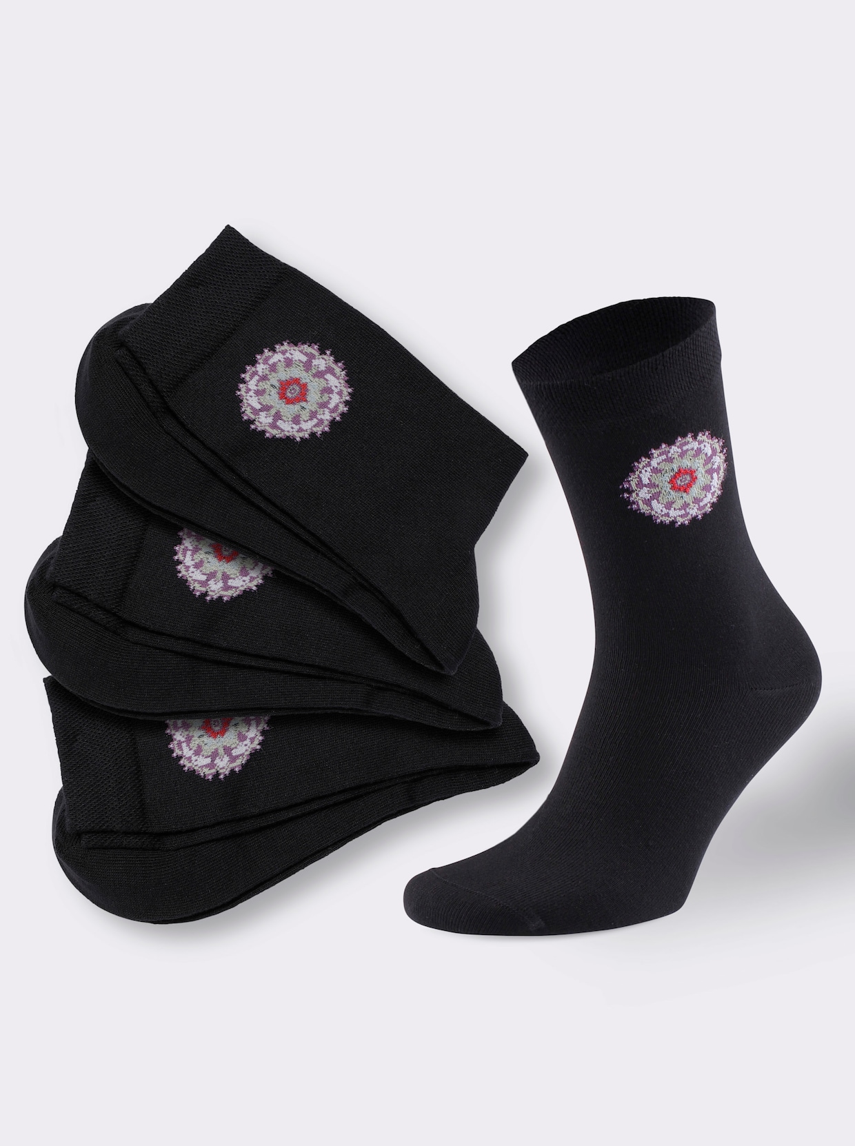 wäschepur Socken - schwarz