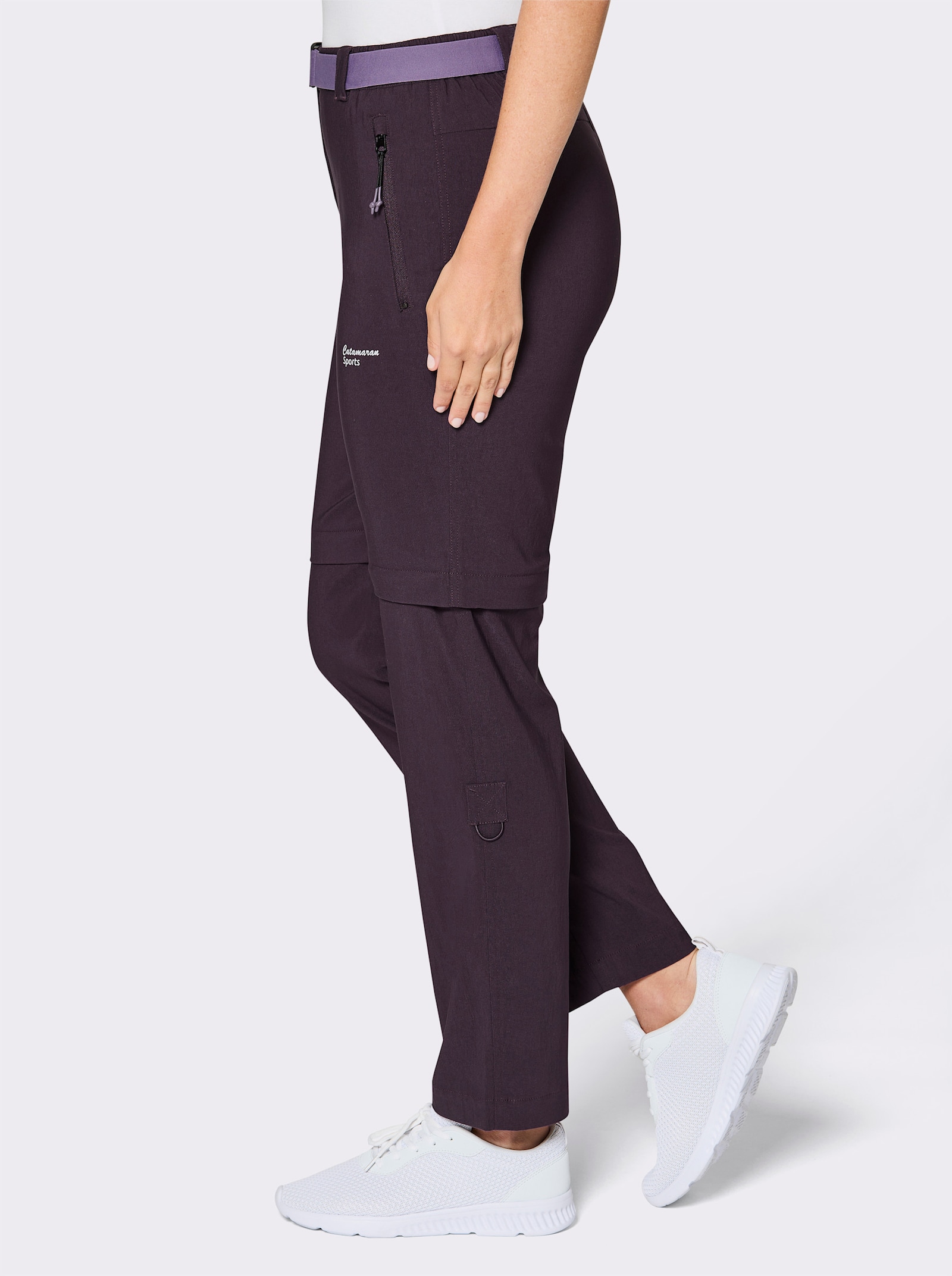 Catamaran Sports Trekkinghose mit abzippbaren Beinen - aubergine