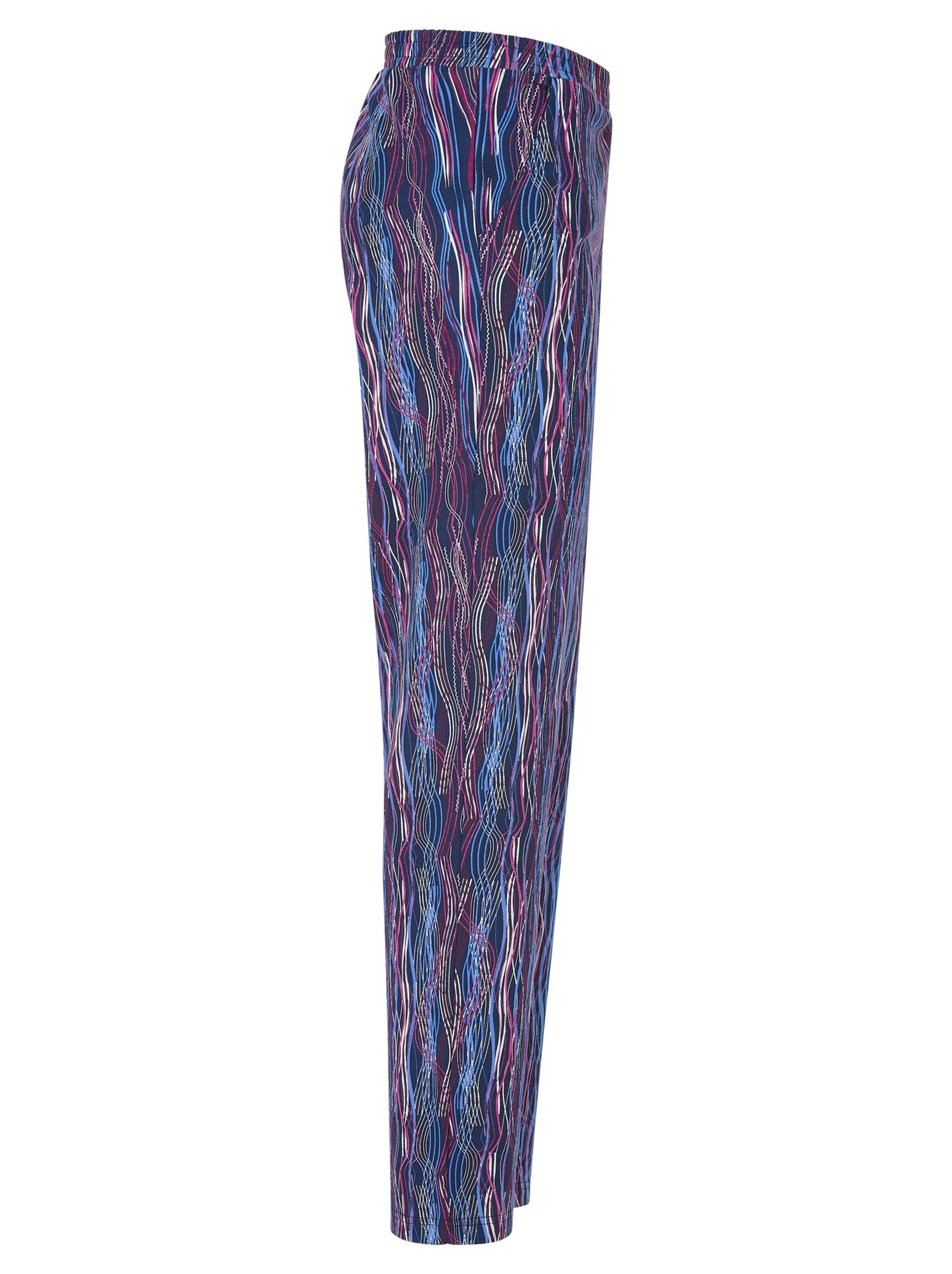 Hose - dunkelmagenta-bedruckt