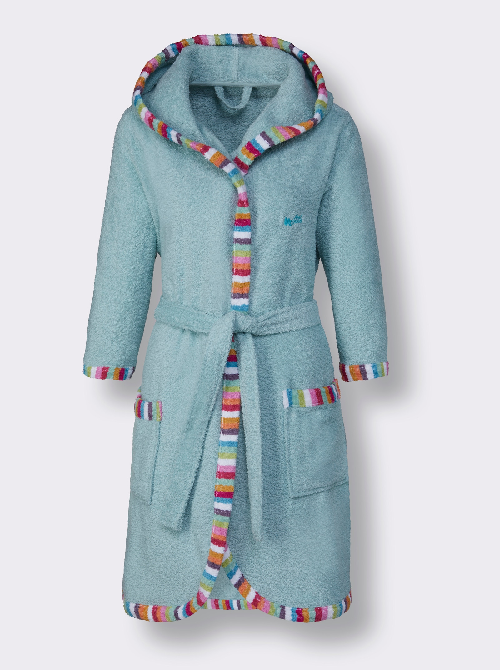 feel good Bademantel - kalkmint