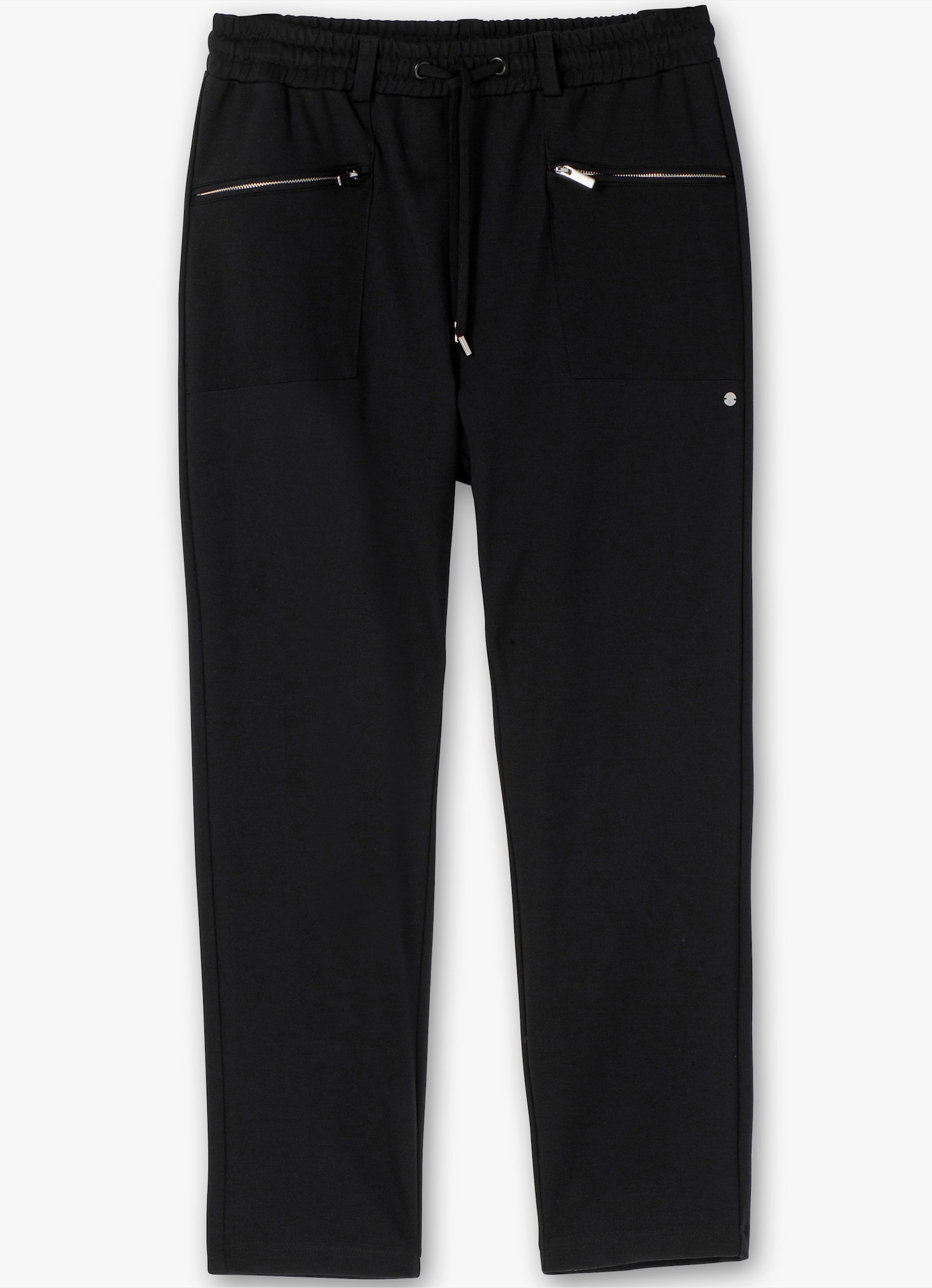 sheego Jogg Pants im Cargo-Stil - schwarz