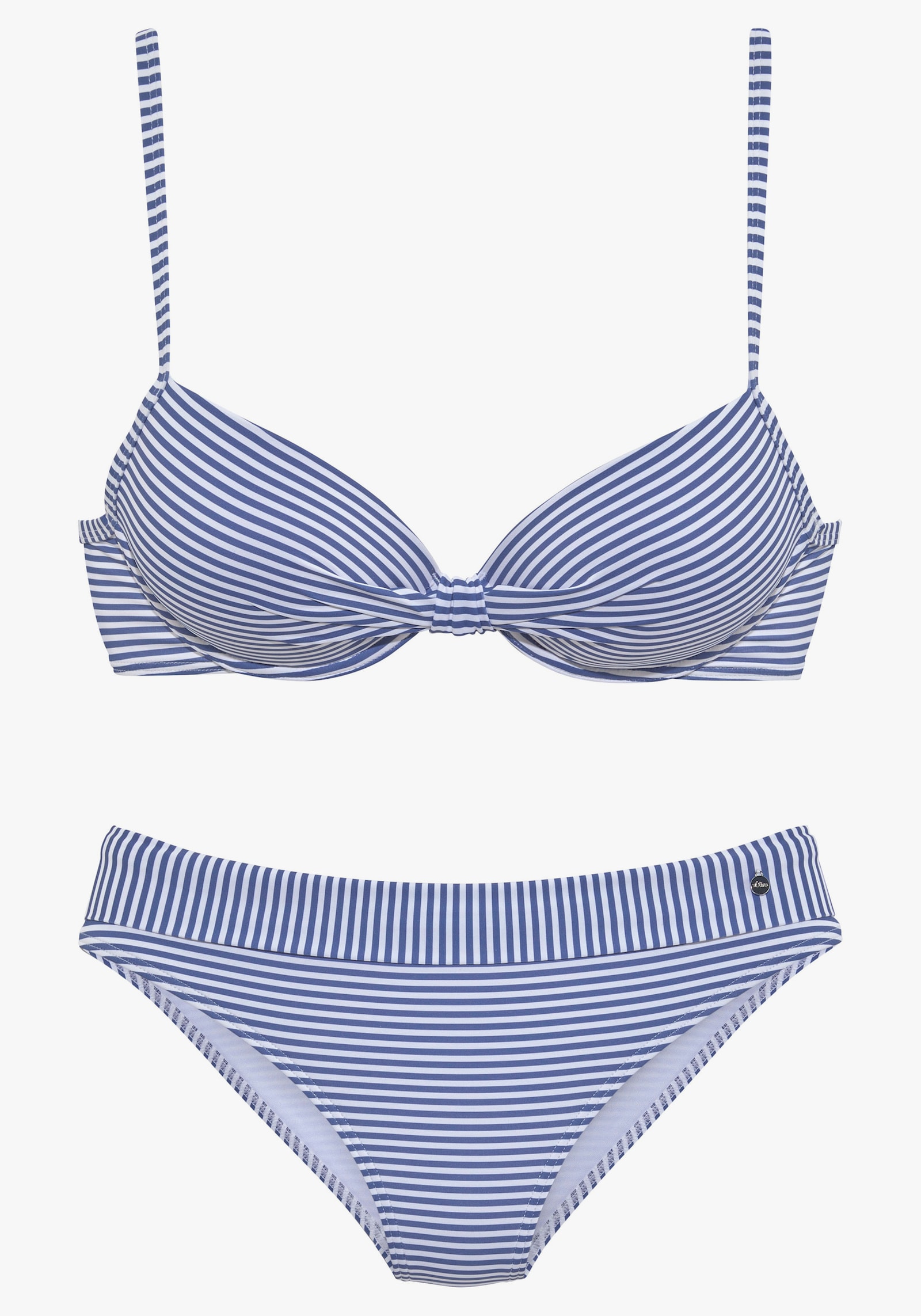 s.Oliver Bügel-Bikini - hellblau-weiß