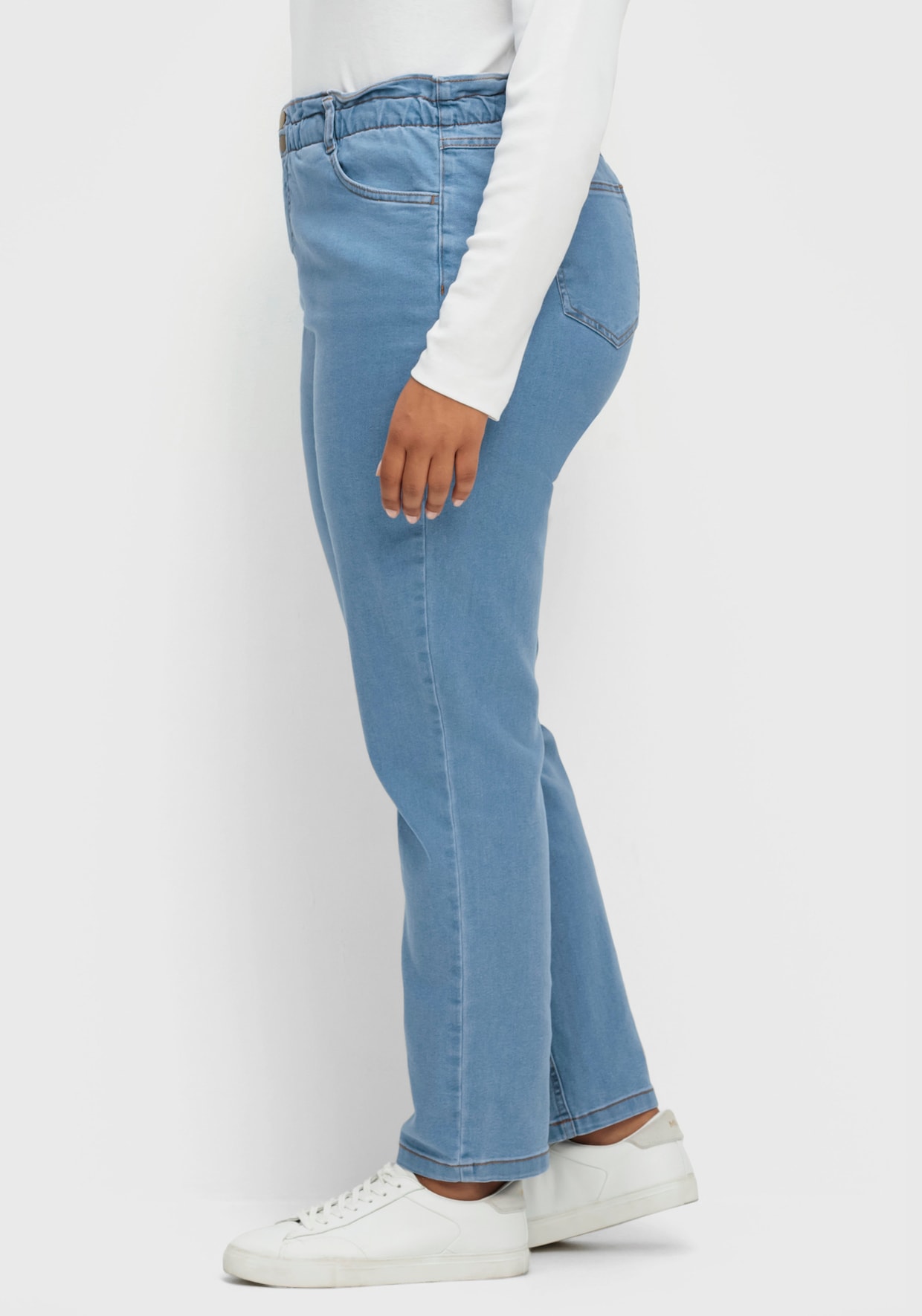Jeans - blue-bleached