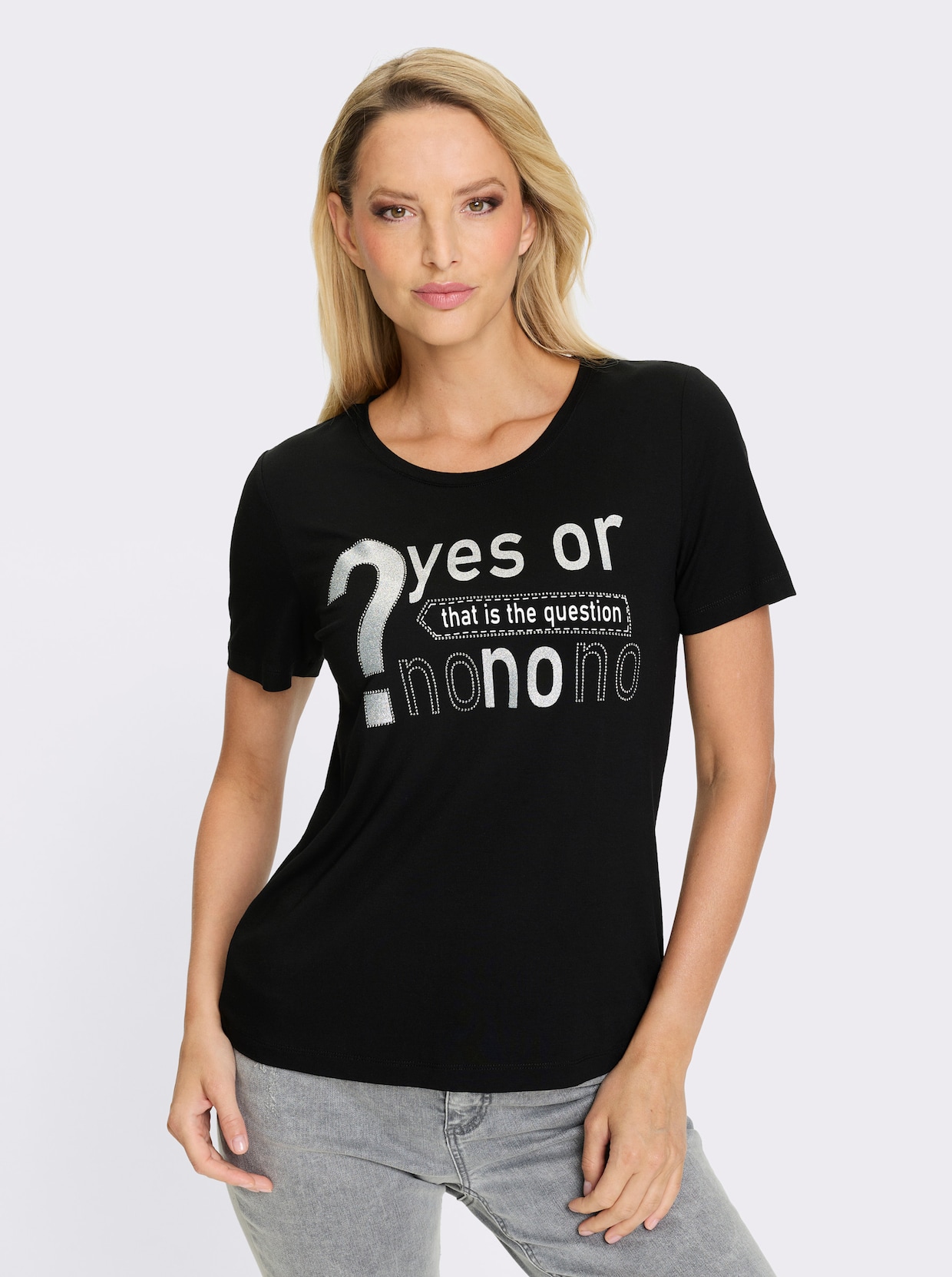 heine T-Shirt - schwarz