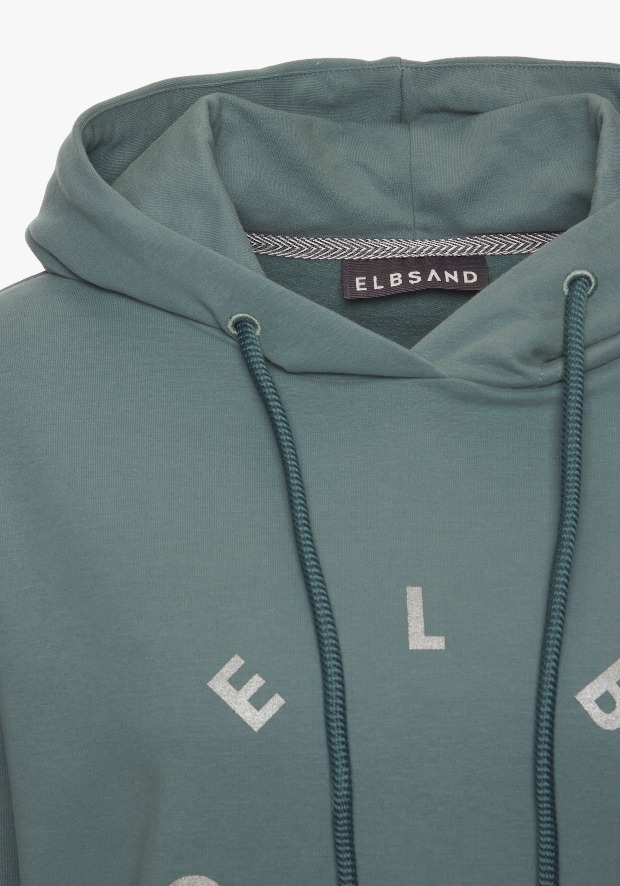 Elbsand Sweatshirt met capuchon - petrol