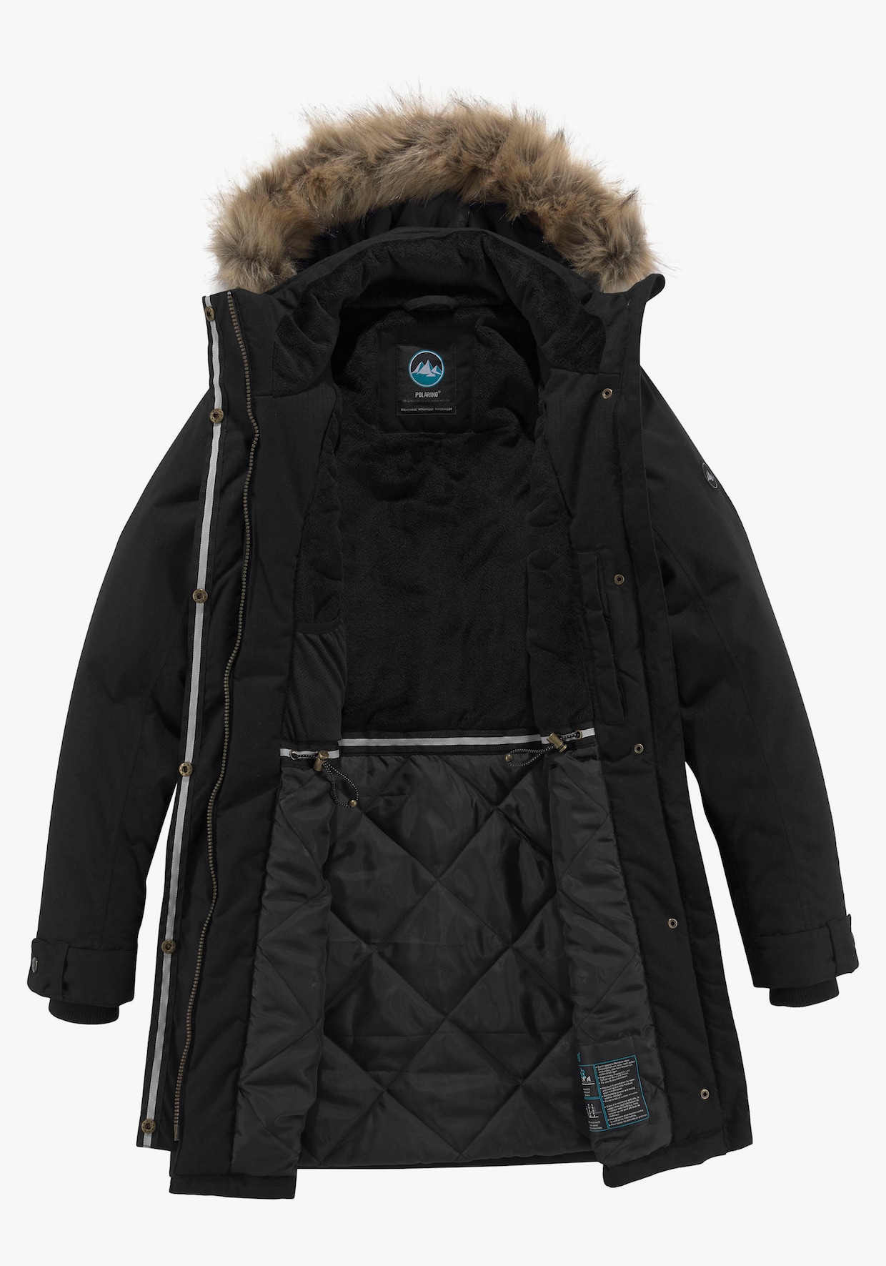 Funktionsparka - schwarz (outdoorjacke)