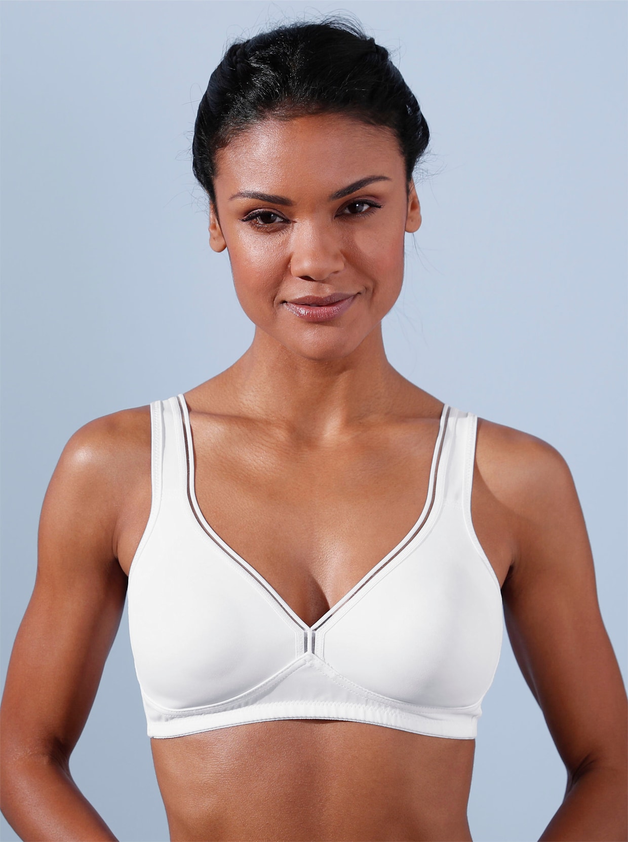 wäschepur Soutien-gorge confort sans armatures - blanc