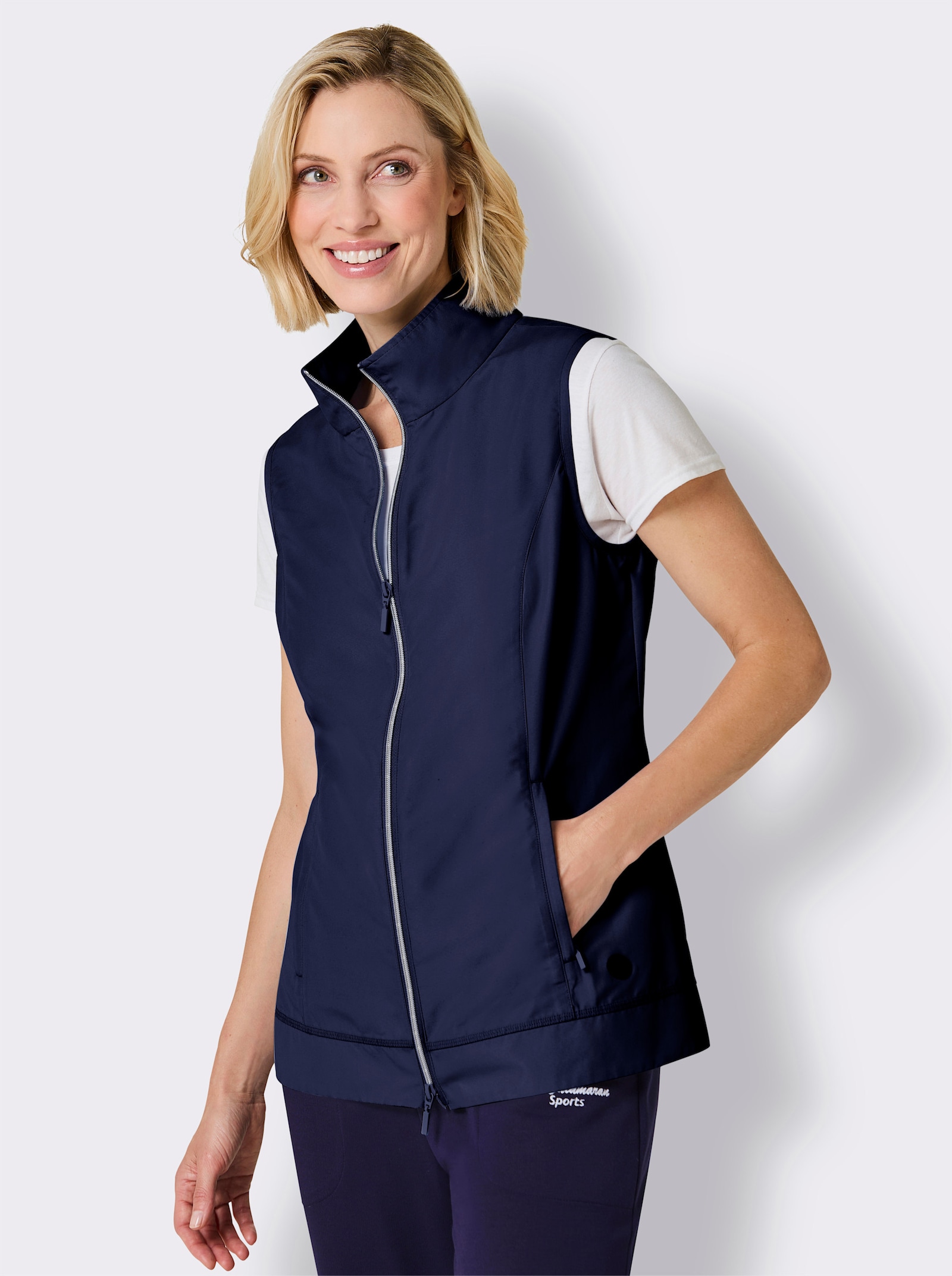 Catamaran Sports Funktionsweste mit 2-Wege-Reißverschluss - marine