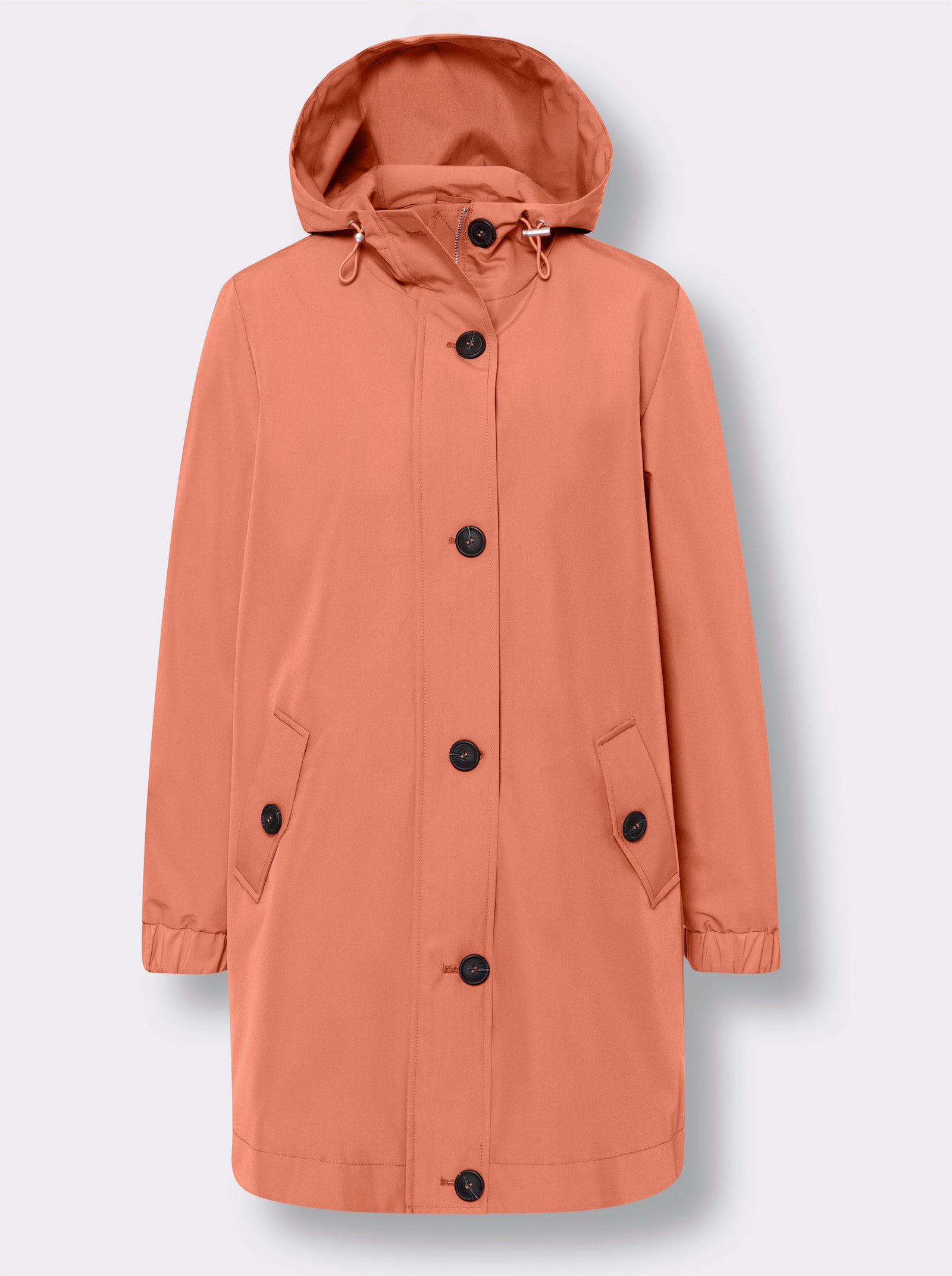 heine Parka in wasserabweisender Qualität - papaya