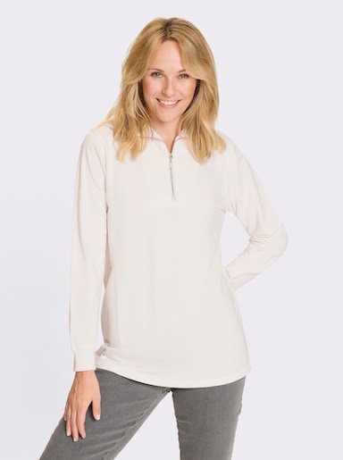 Longsweatshirt - ecru