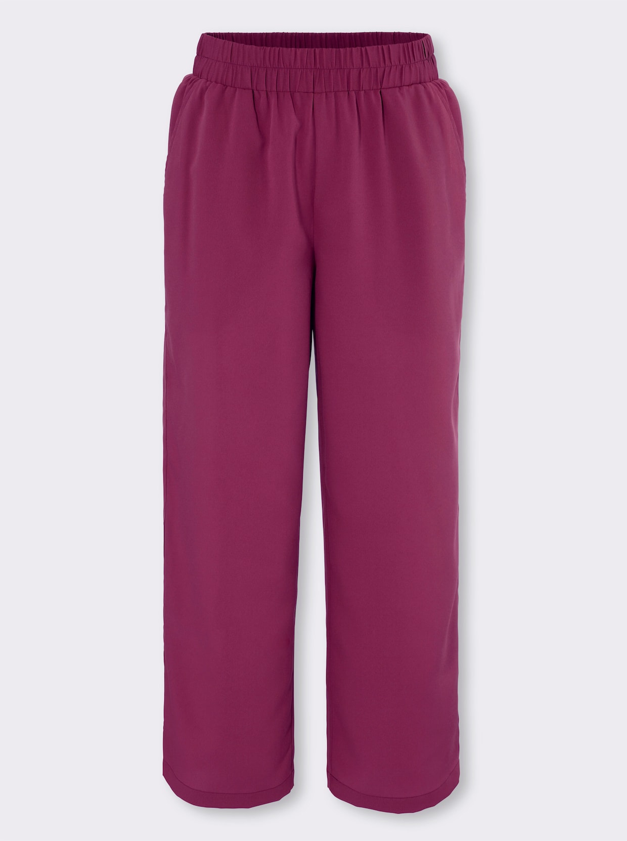 Culotte - fuchsia-mossgrön-randig + malva