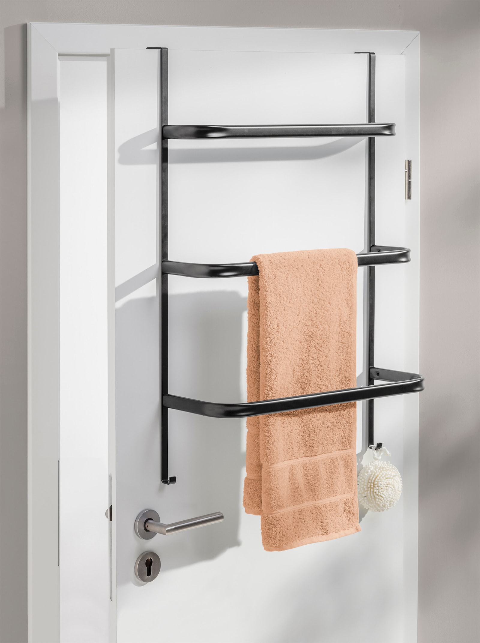 heine home Handtuchhalter - schwarz