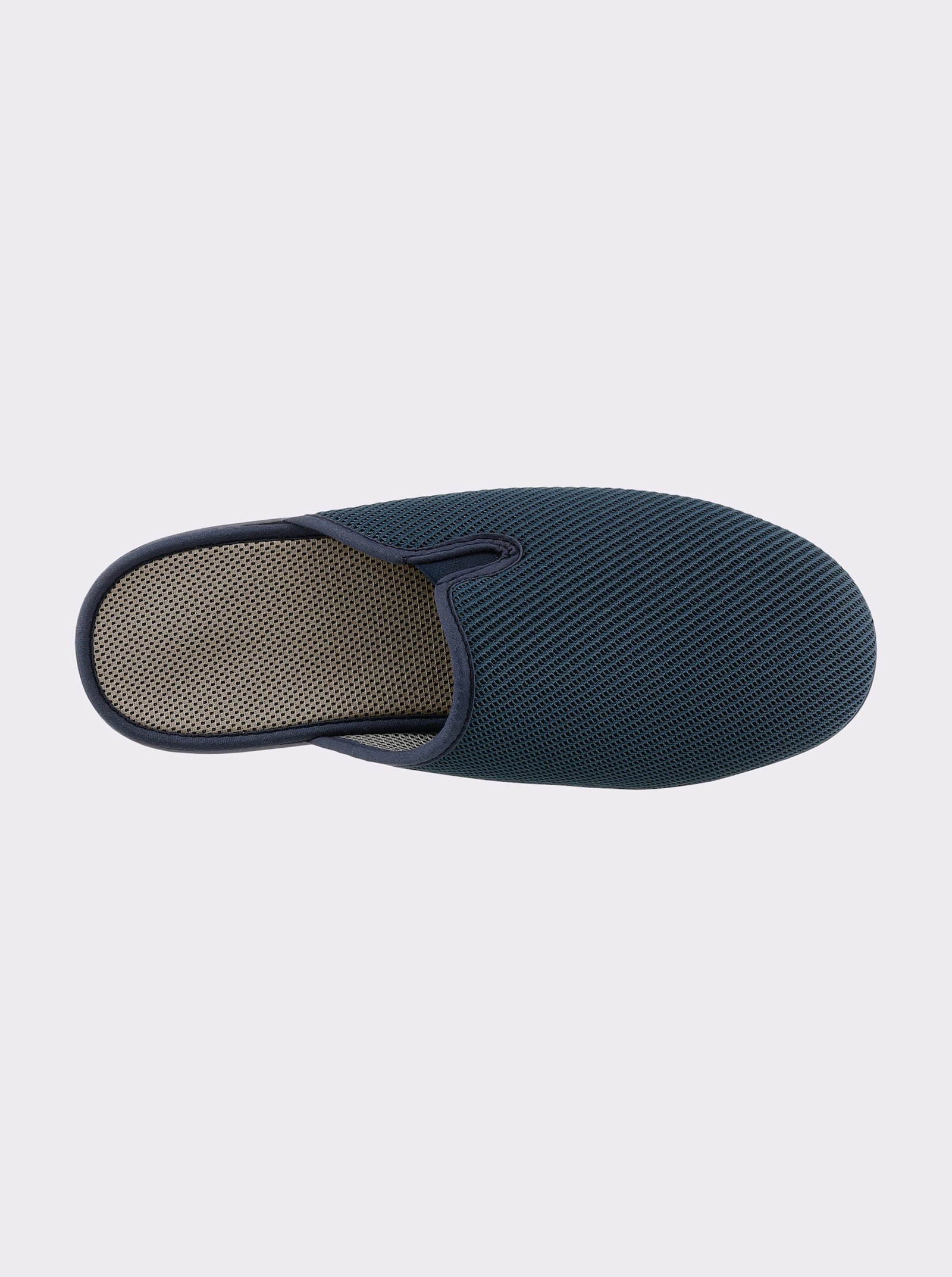 Pantoffel aus dehnbarem Obermaterial - jeansblau