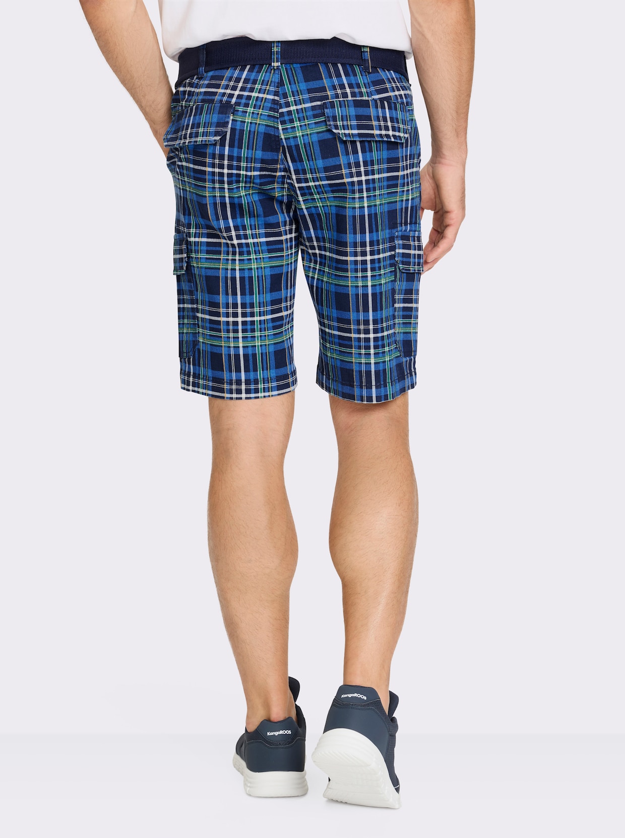 Catamaran Bermudas - marine-mittelblau-kariert