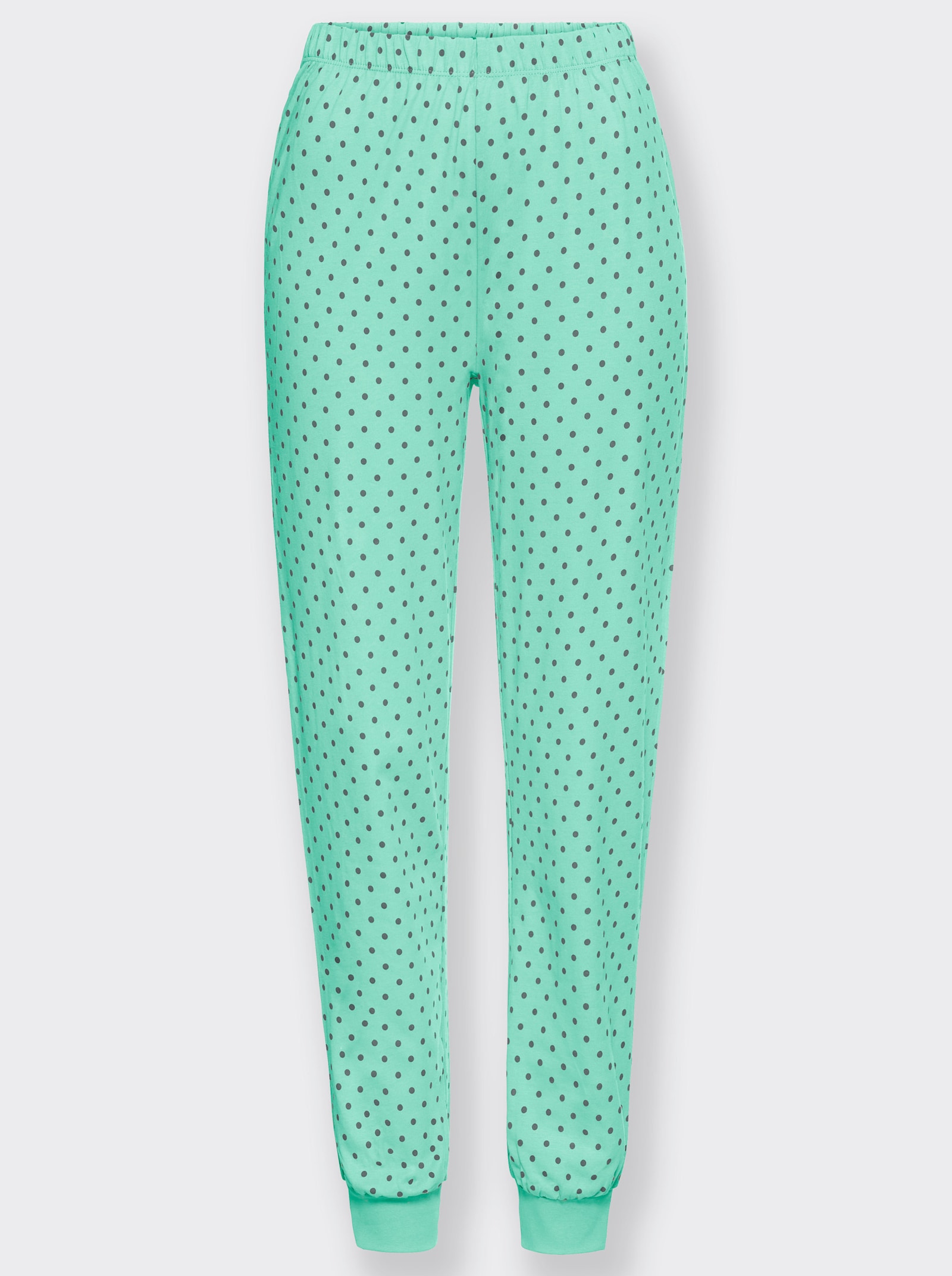 wäschepur Schlafanzug im Pünktchen-Dessin - mint