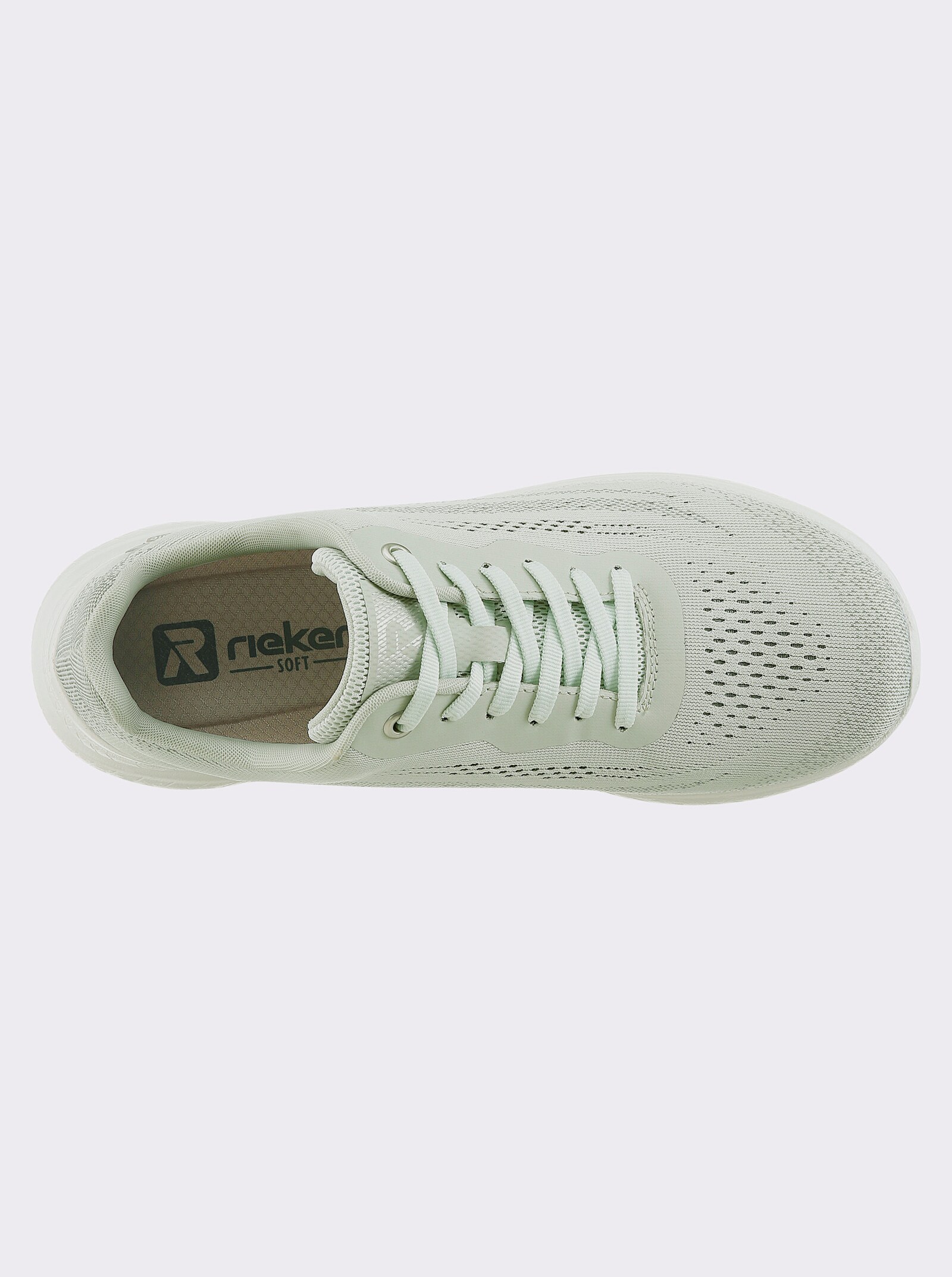 Rieker Sneaker in Mesh-Optik - mint