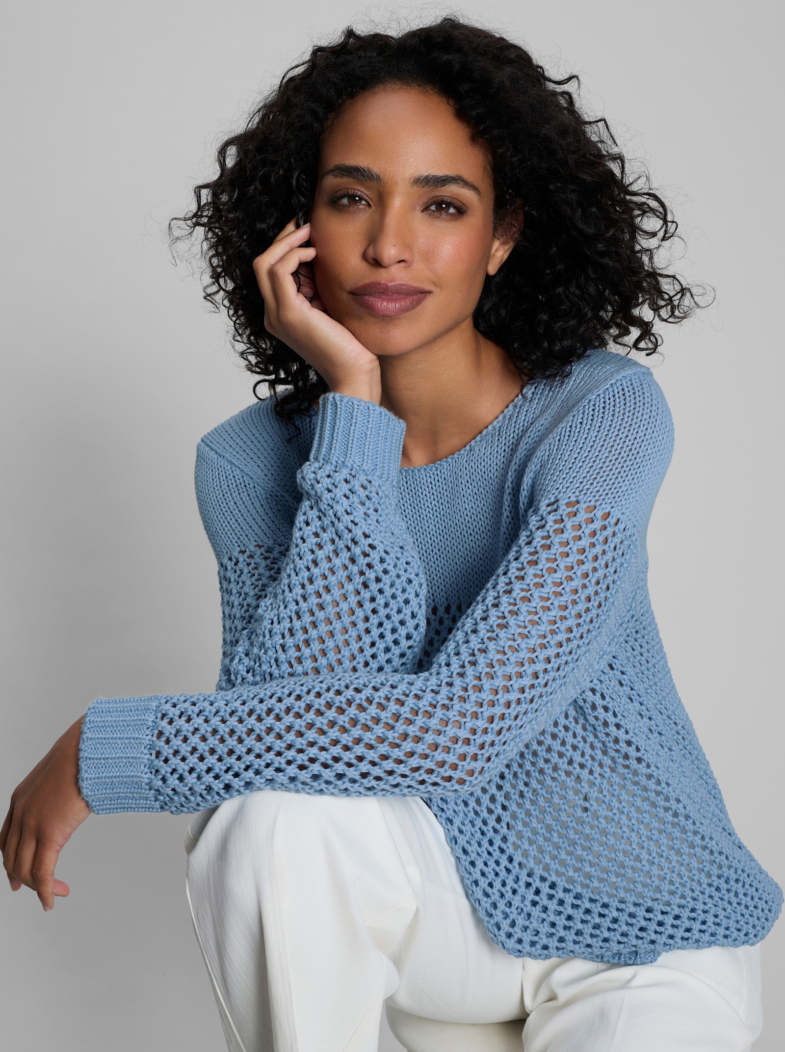 heine Pullover - eisblau
