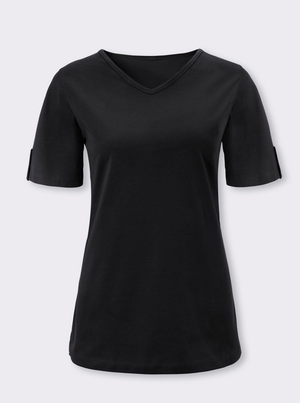 V-Shirt - schwarz