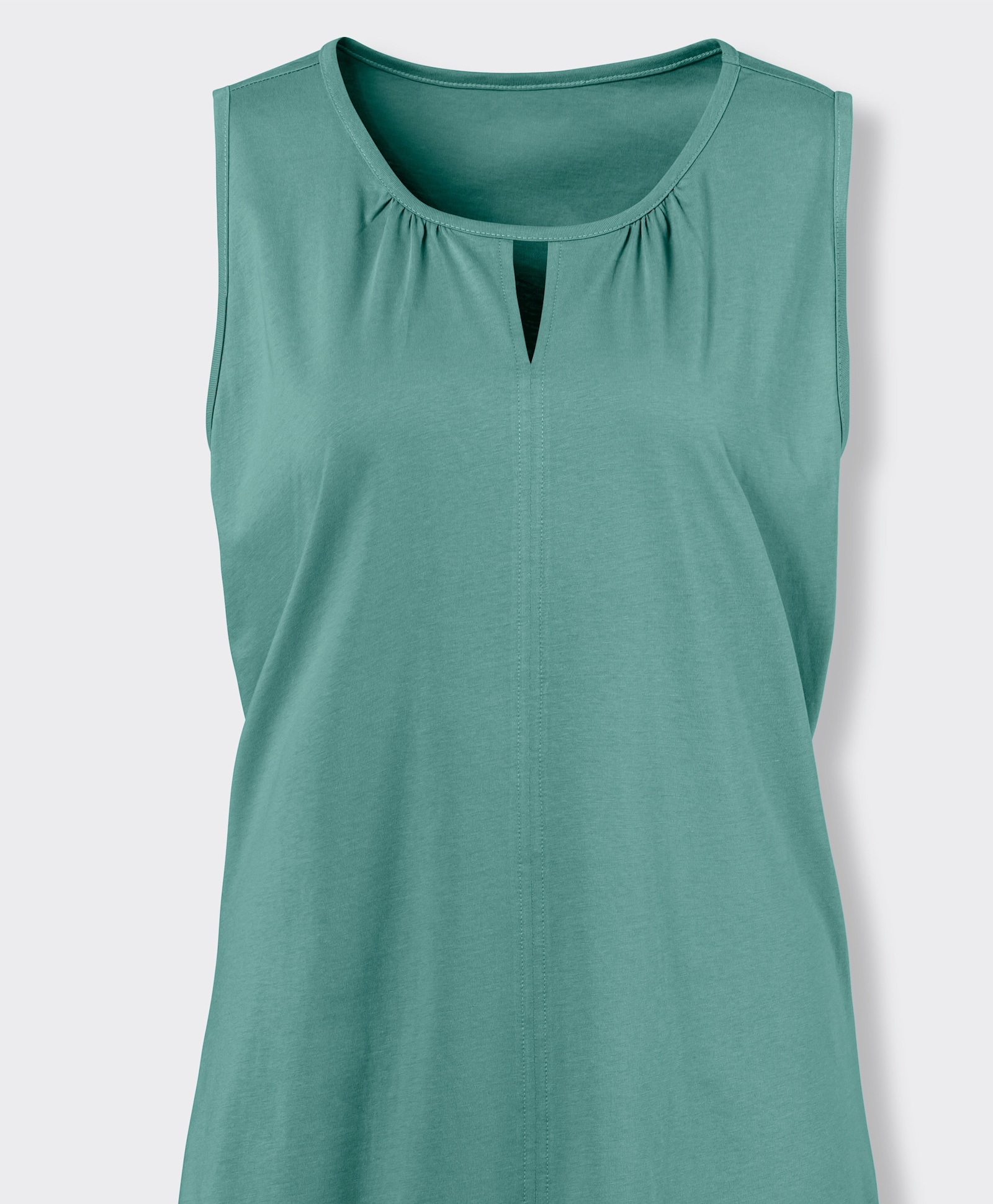 Top s decentním rasením, rozšírený strih - šalvějová