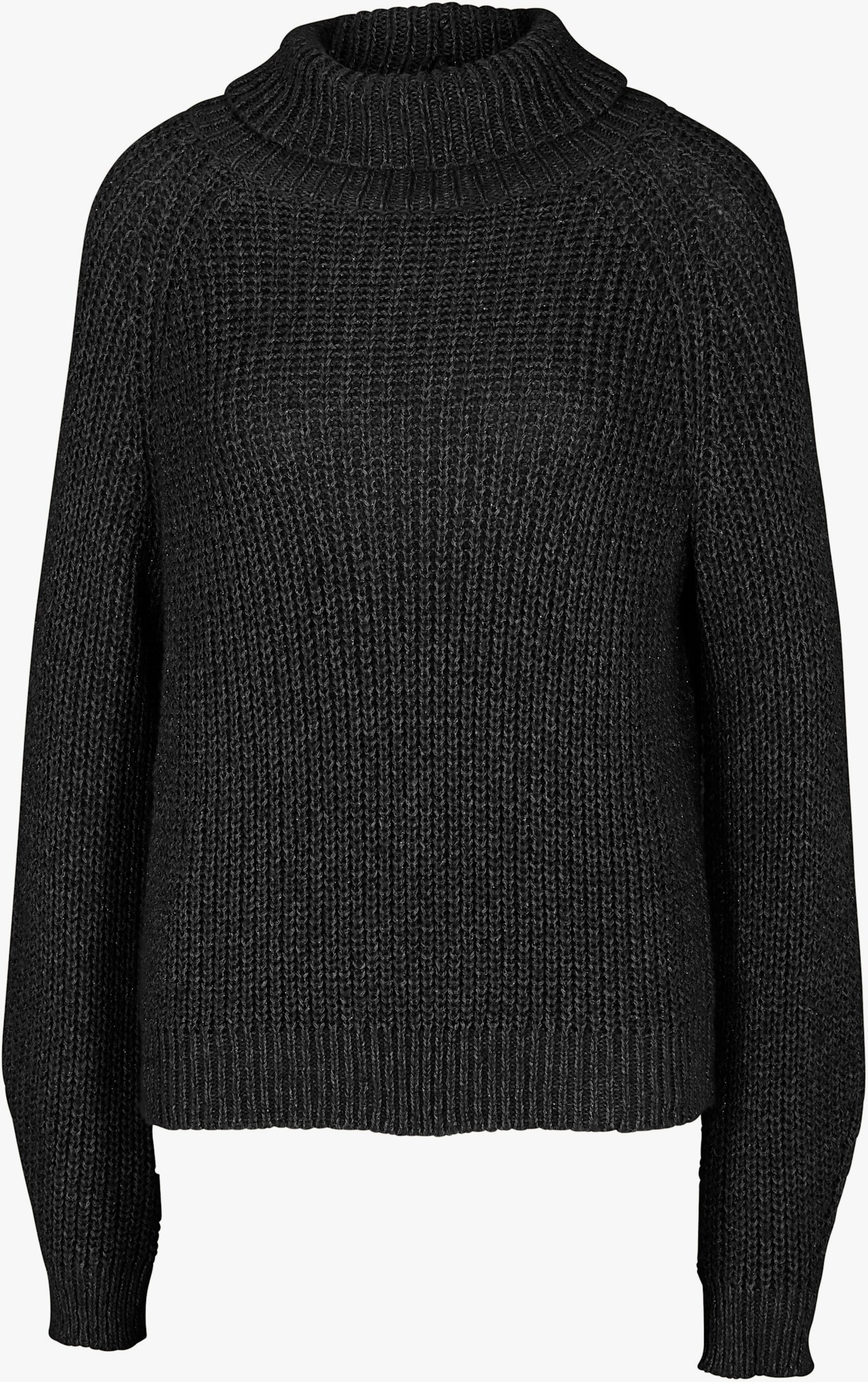 heine Rollkragenpullover in Grobstrick-Optik - schwarz