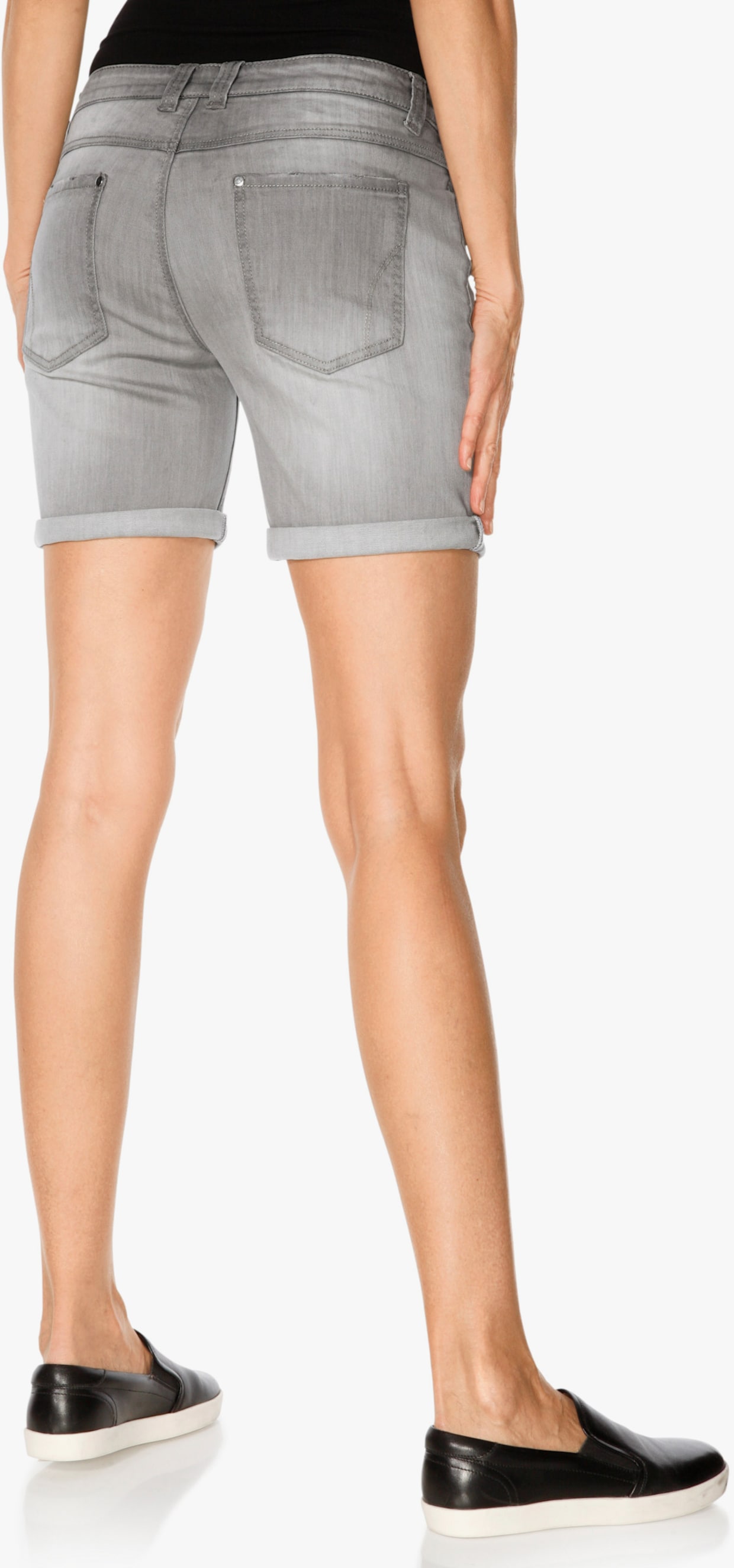 heine Shorts - grey denim