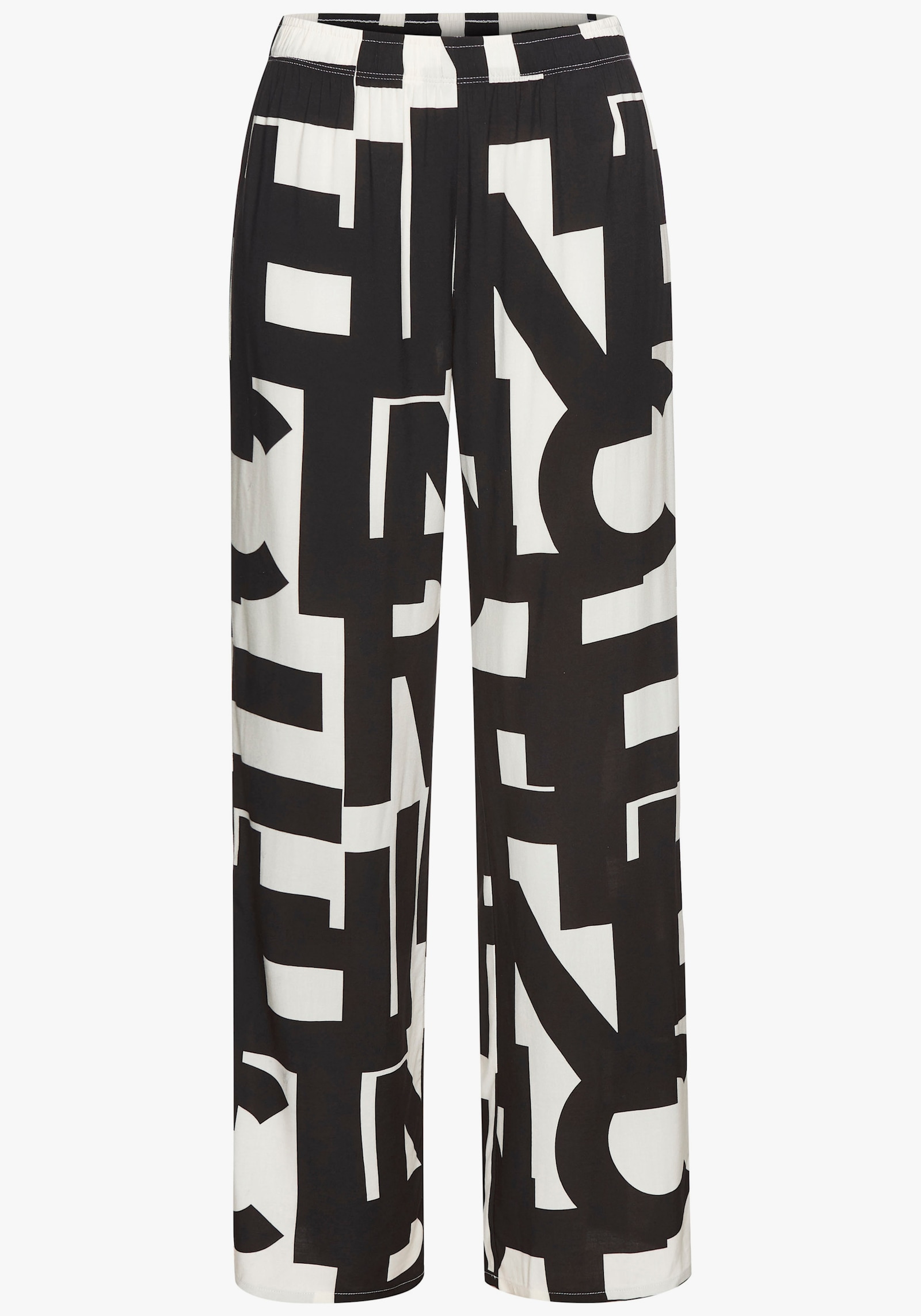 French Connection Bas de pyjama - noir-blanc à motifs