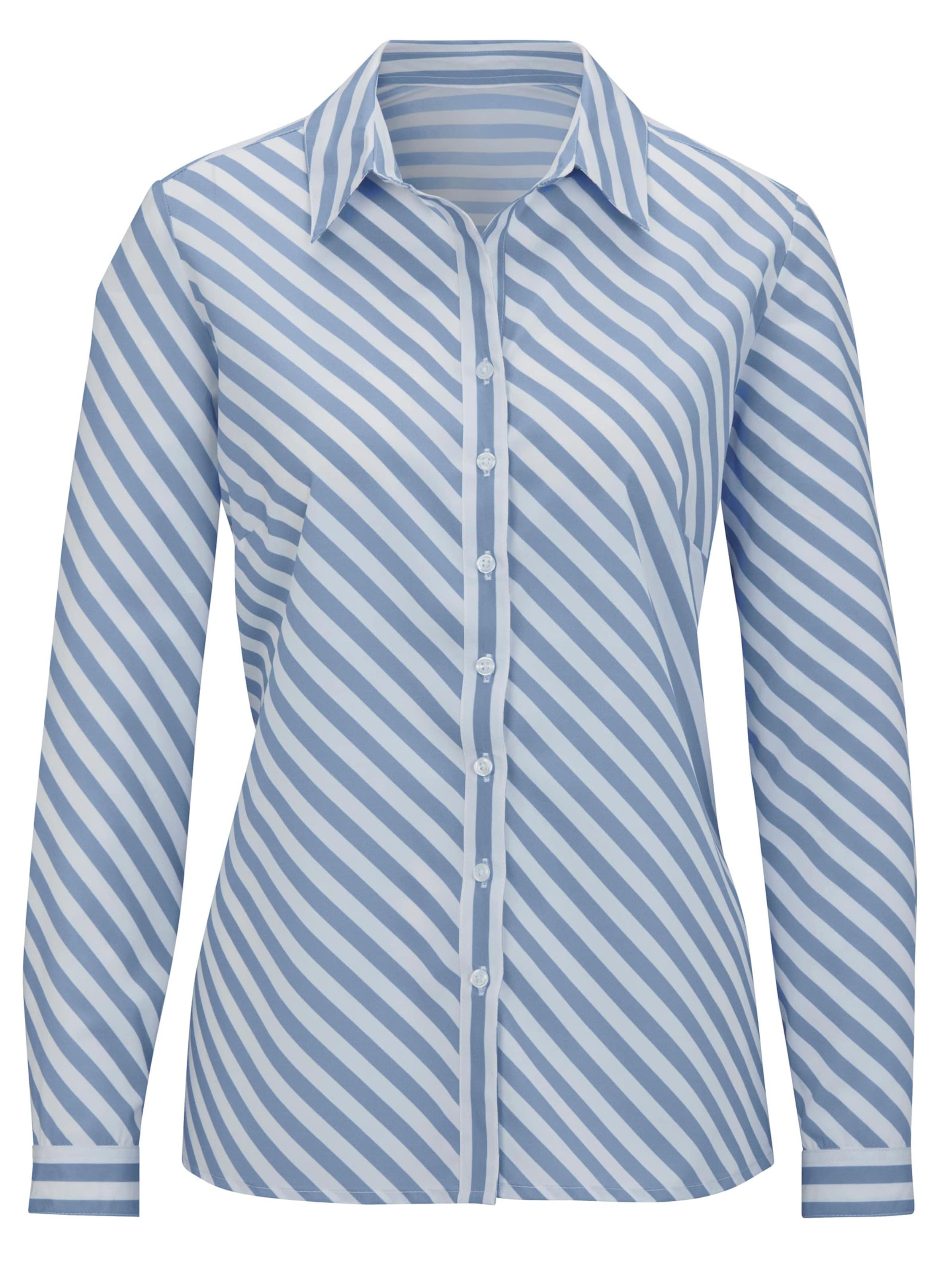 Bluse - bleu-gestreift