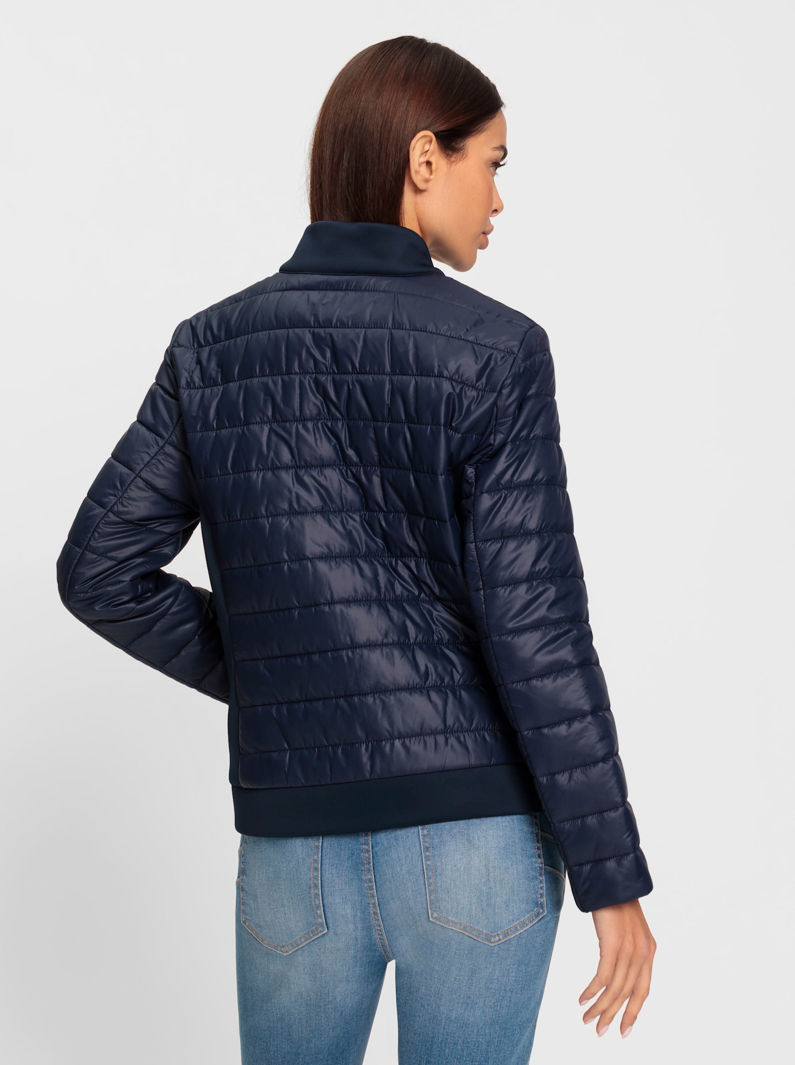 heine Steppjacke mit Stretch-Einsätzen - marine