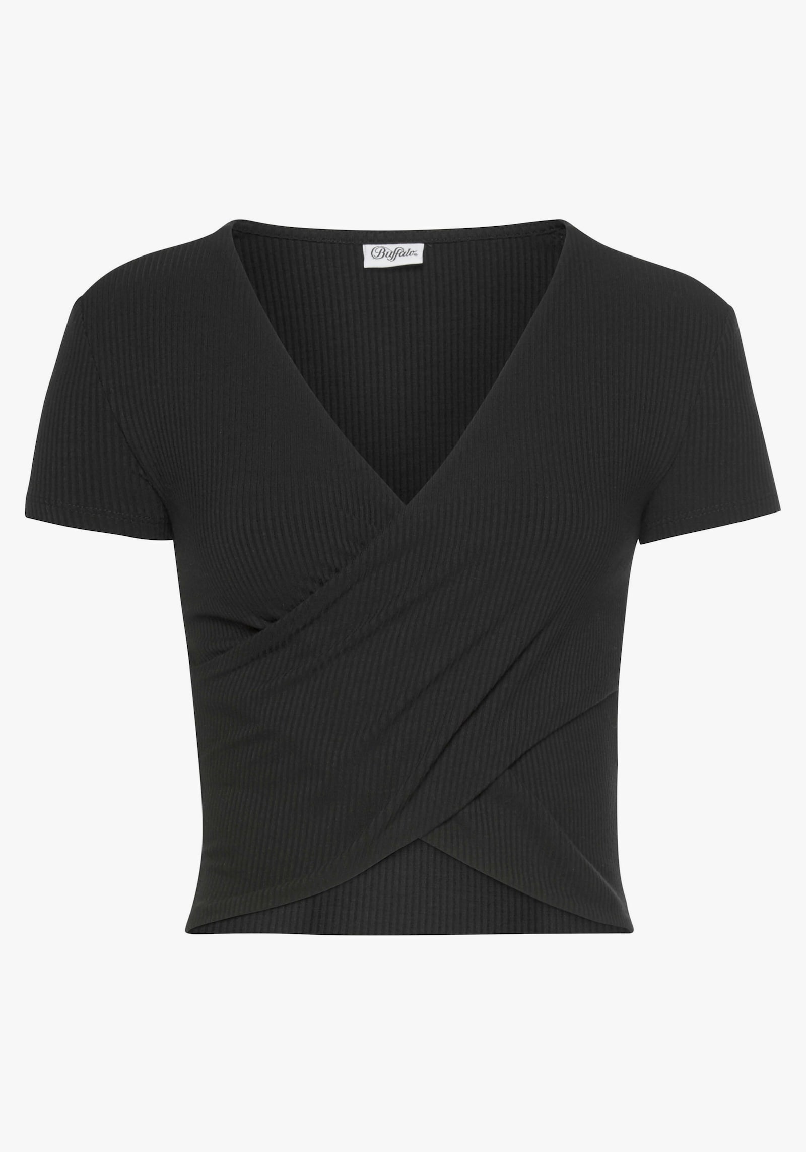 Buffalo Kurzarmshirt - schwarz