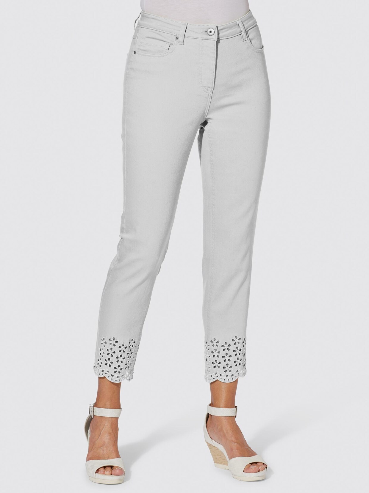 7/8-Jeans - ecru