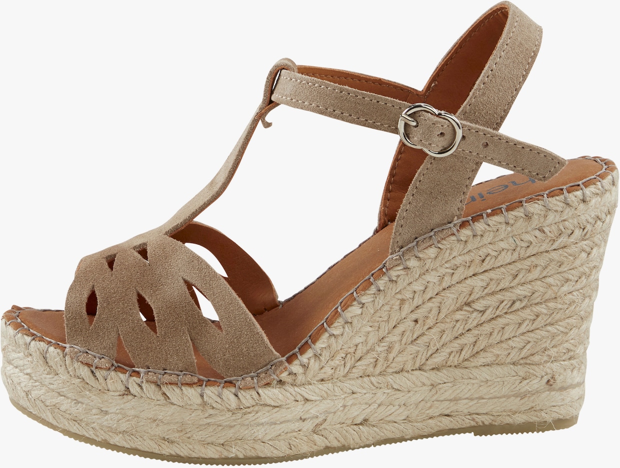 heine Keilsandalette - beige