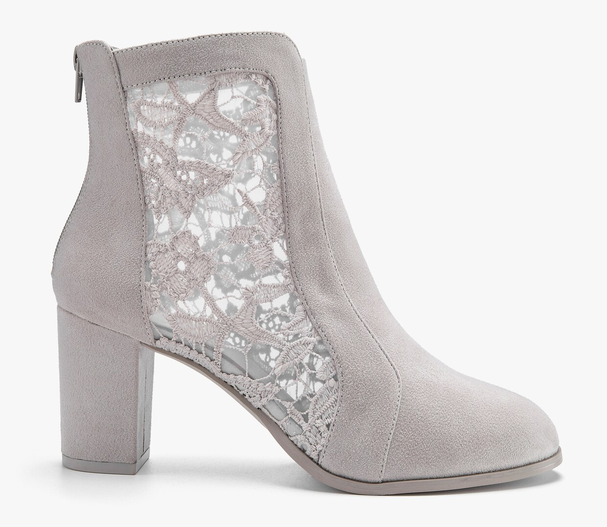 LASCANA High-Heel-Stiefelette - grau