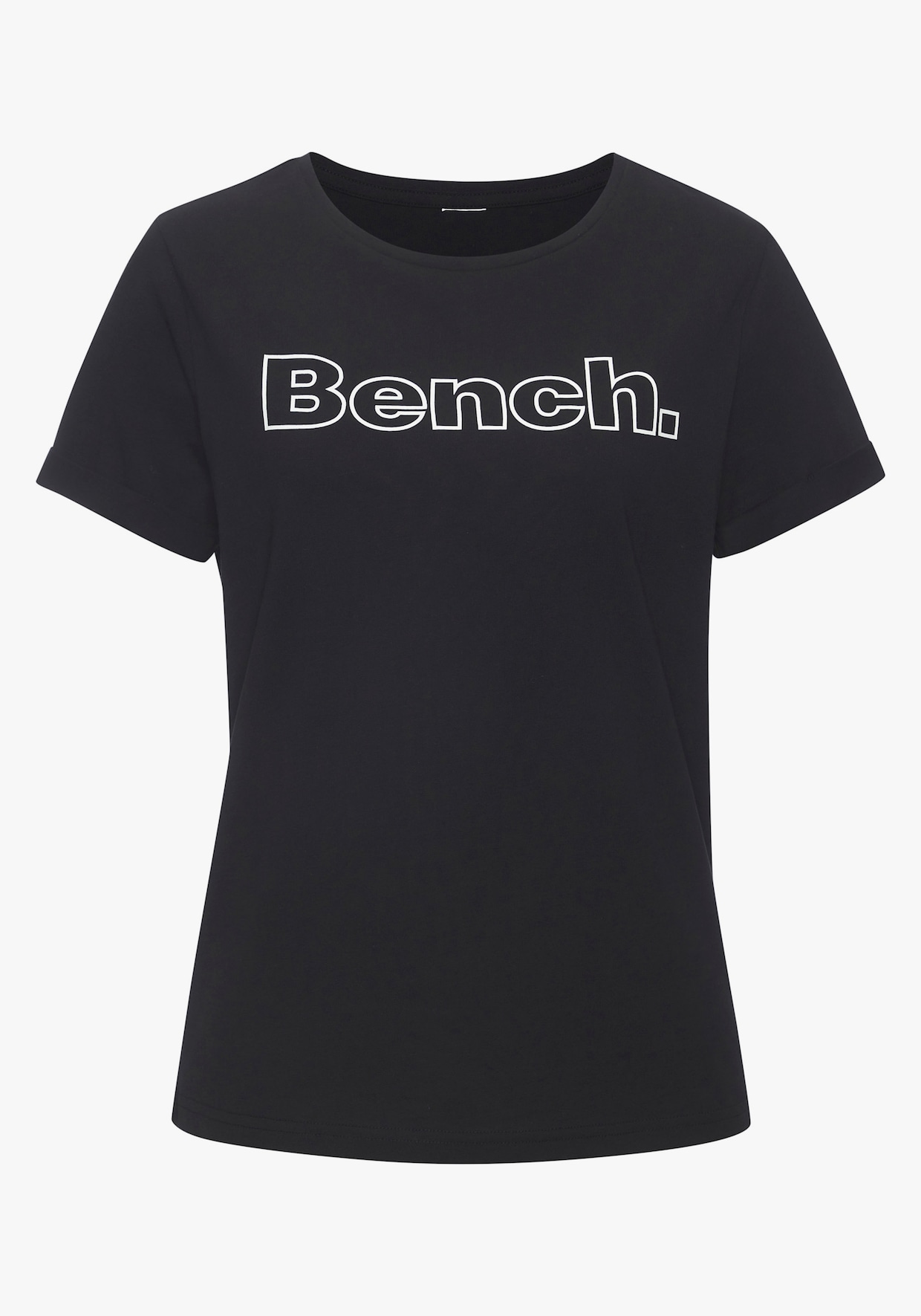 Bench. Loungewear T-Shirt - 1x hell blau, 1x schwarz