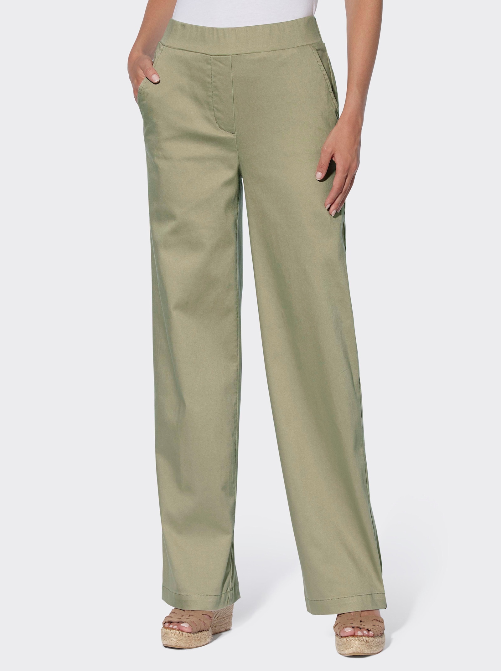 heine Schlupfhose mit weitem Bein - schlamm