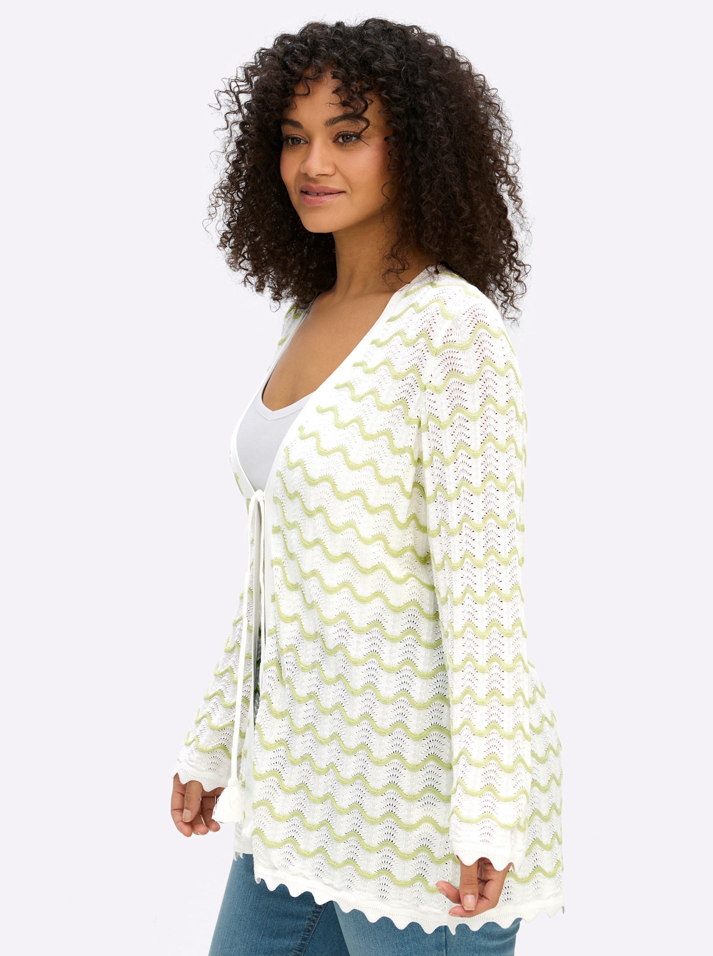 Thumbnail - Ajourstrickjacke