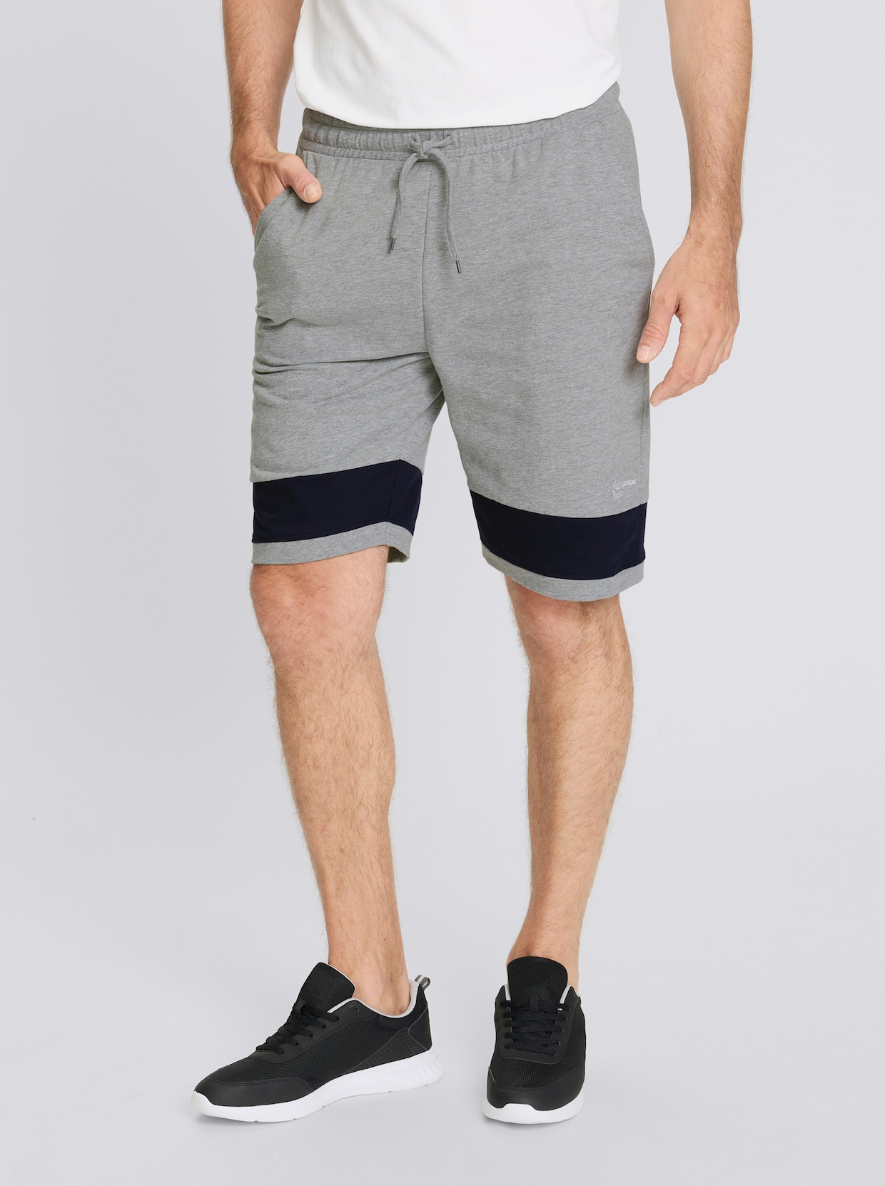 Catamaran Sports Freizeithose mit weitenregulierbarem Bund - grau-meliert