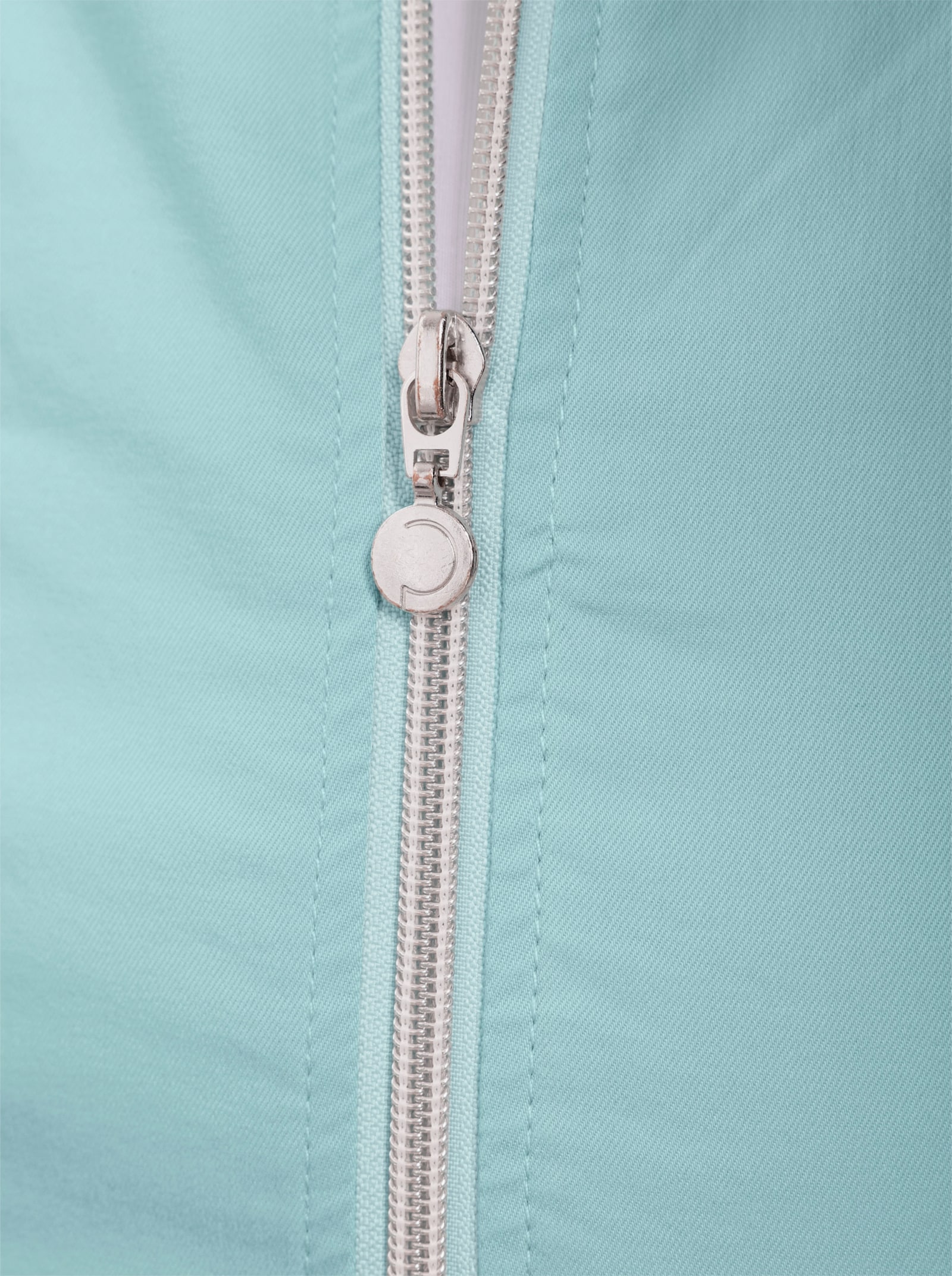 CREATION L PREMIUM Jeansjacke mit hochwertiger Innenverarbeitung - mint