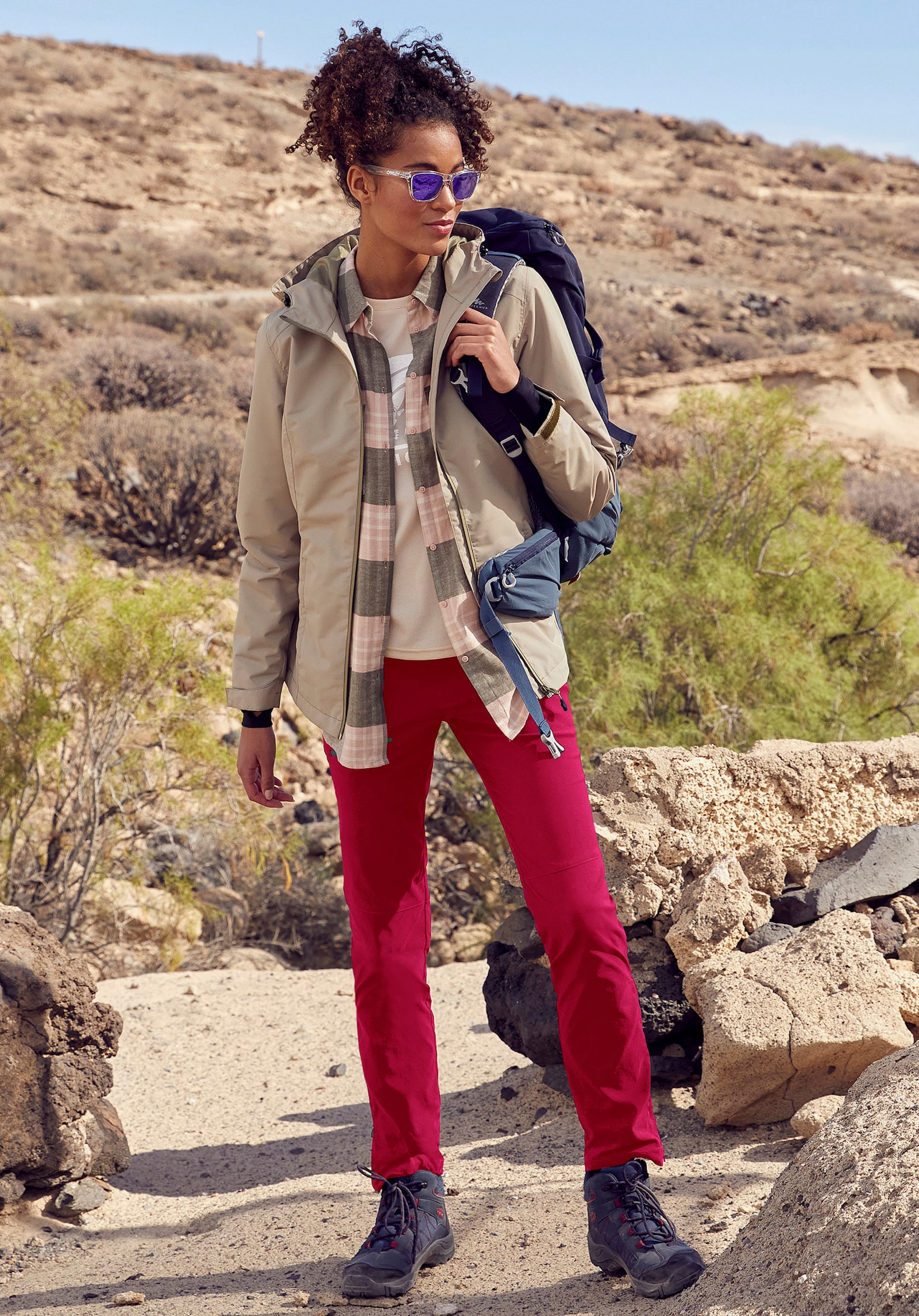 LASCANA ACTIVE Trekkingbroek - rood