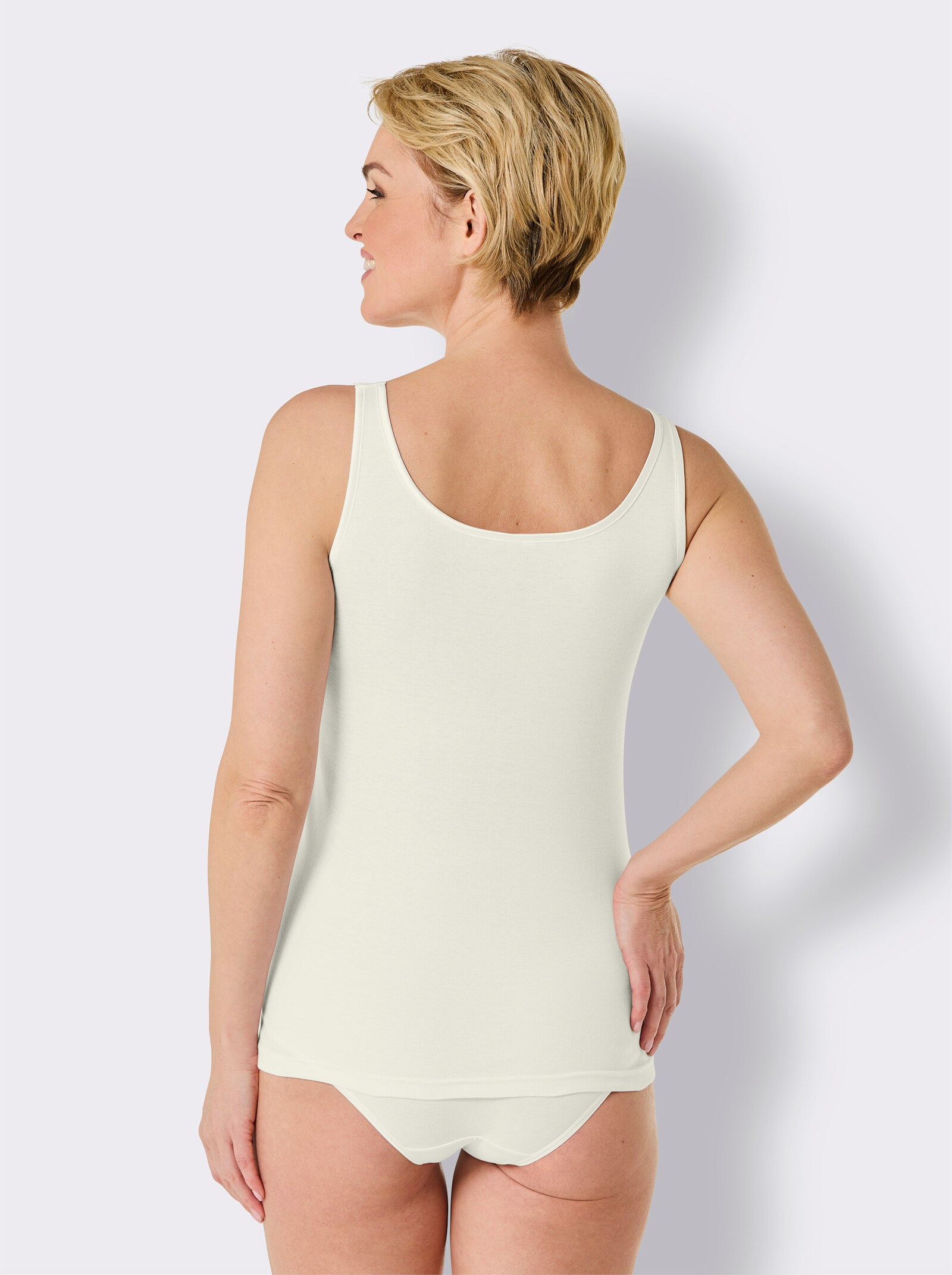 wäschepur Achselhemd - champagner