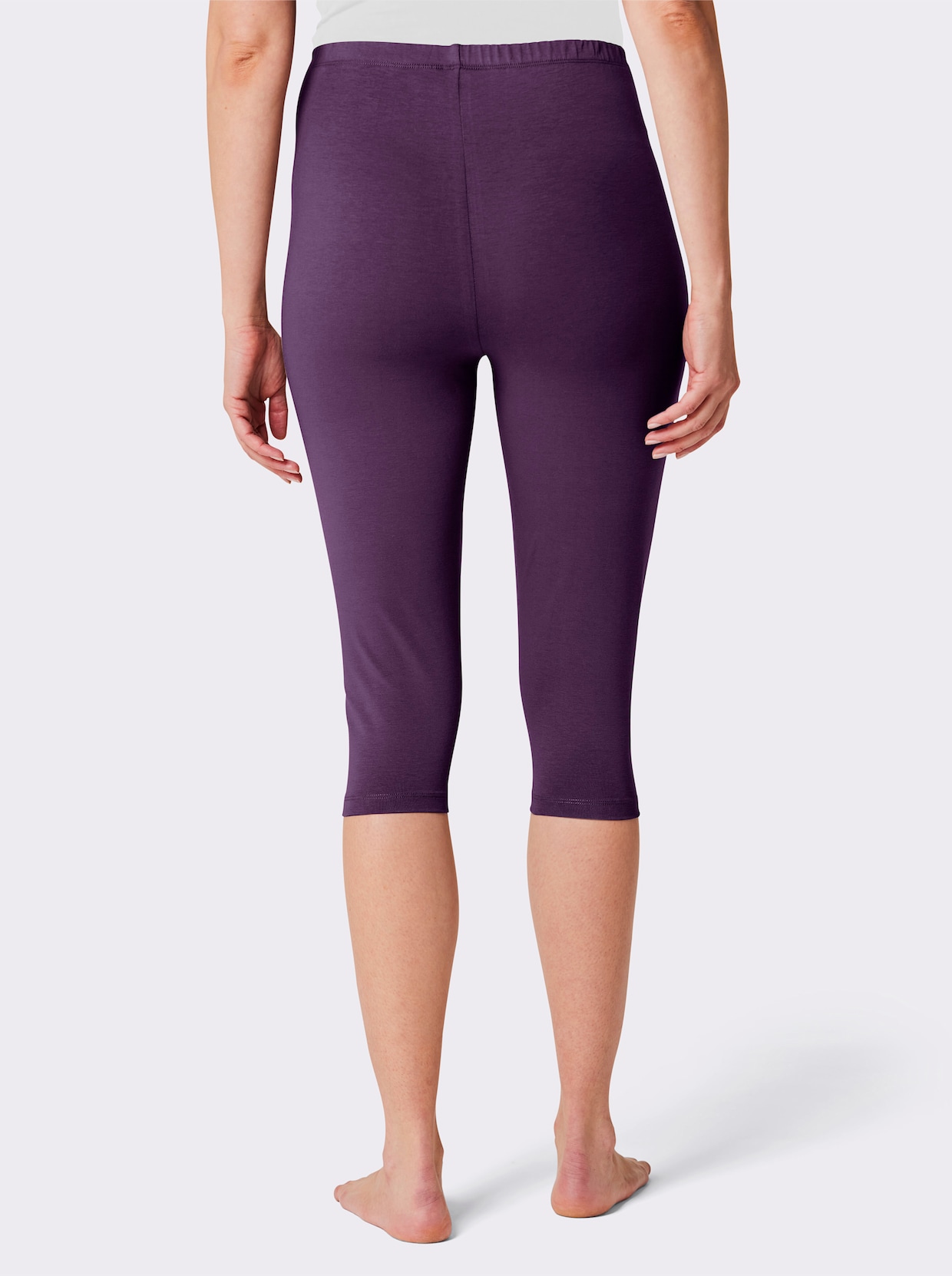 feel good Capri-Leggings - marine + traube