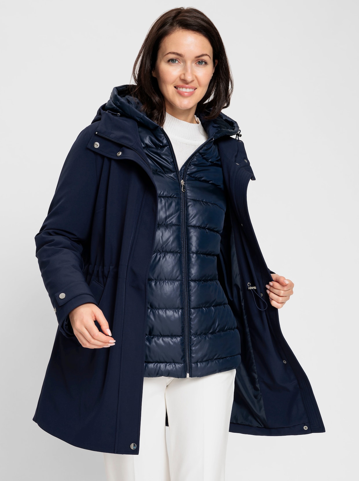 Doppeljacke - marine