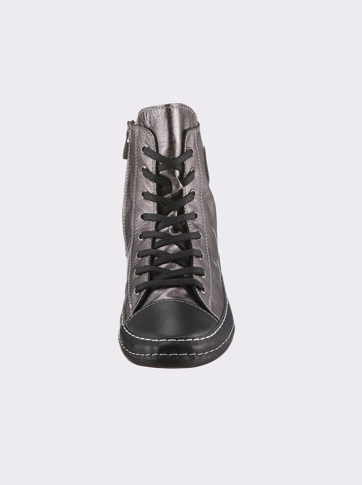 Andrea Conti Baskets - noir-couleur platine