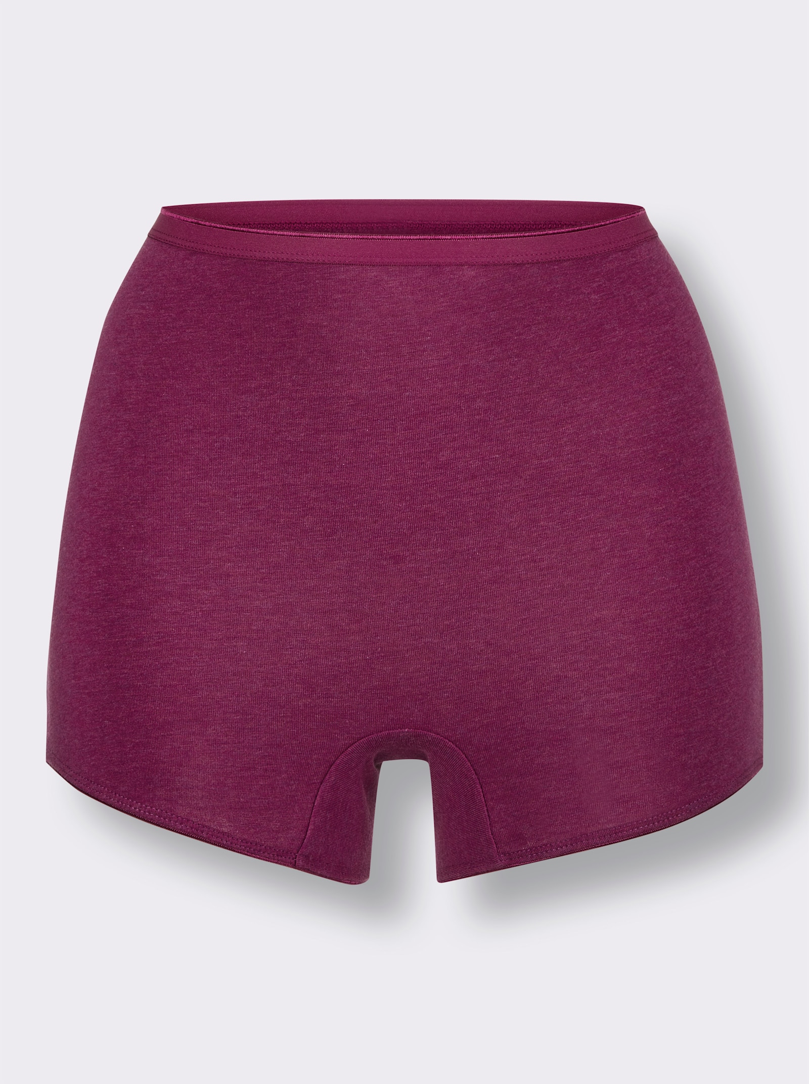 wäschepur Panty im Melange-Dessin - 2x malve-meliert + 2x marine-meliert