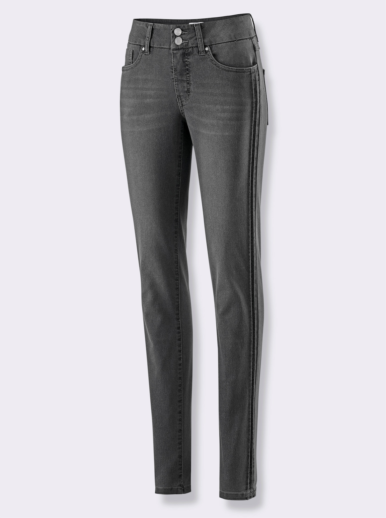 Thermo-Jeans - grey-denim