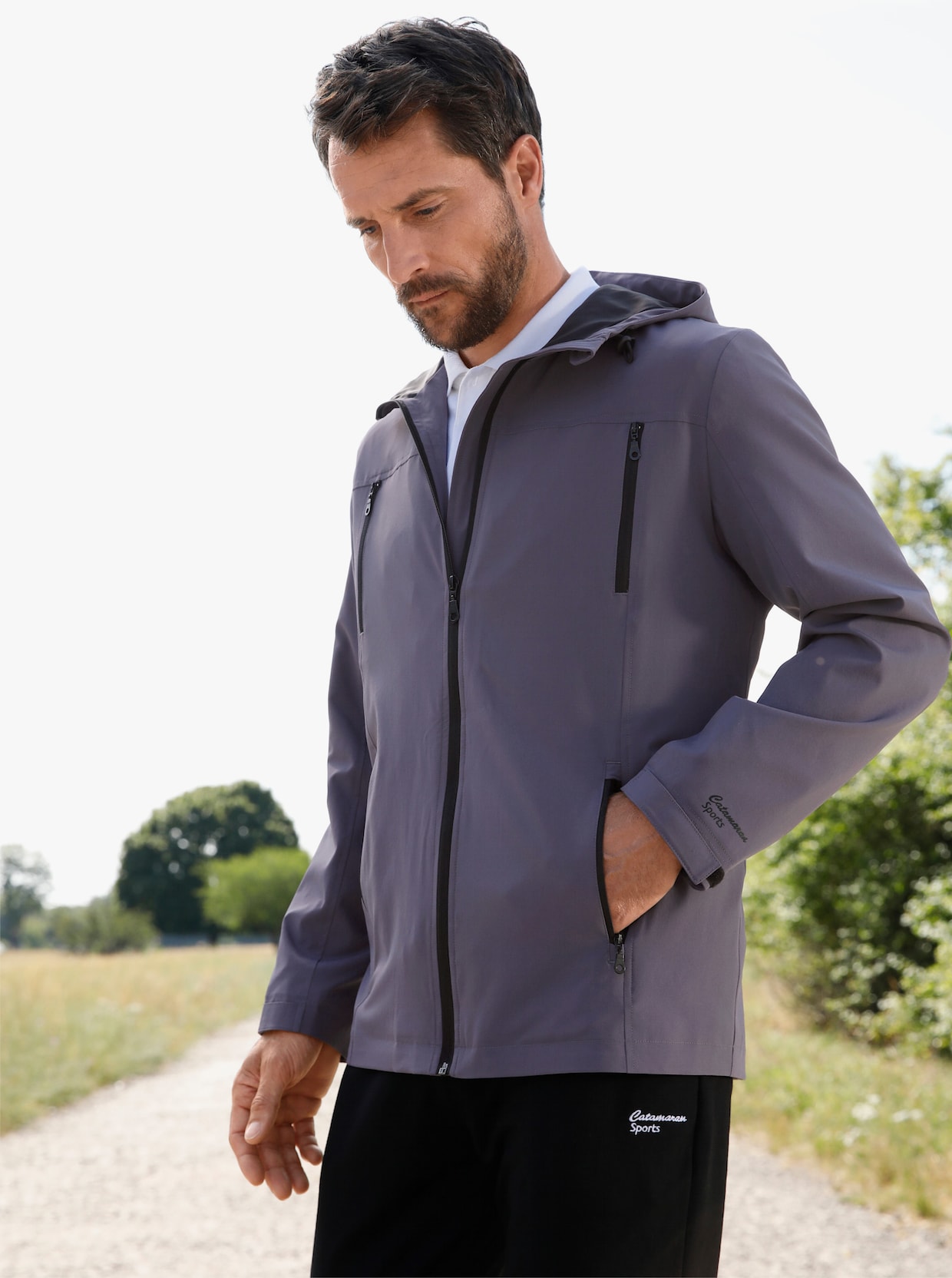 Catamaran Sports Softshell-jack - antraciet